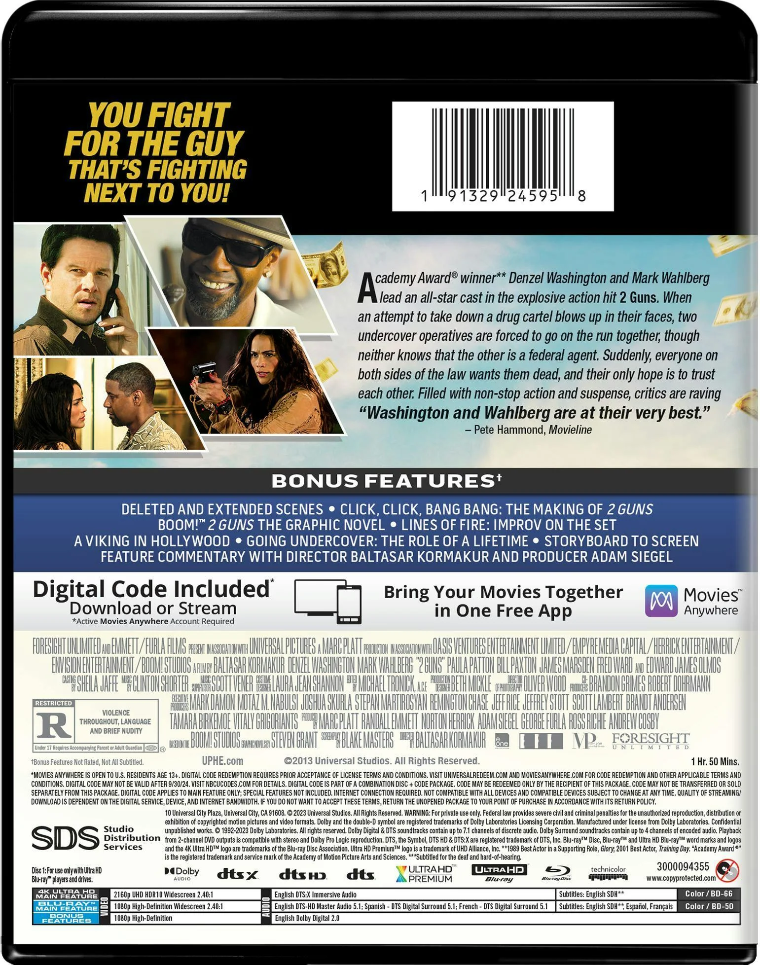 2 Guns (4K Ultra HD) [UHD] - Image 3