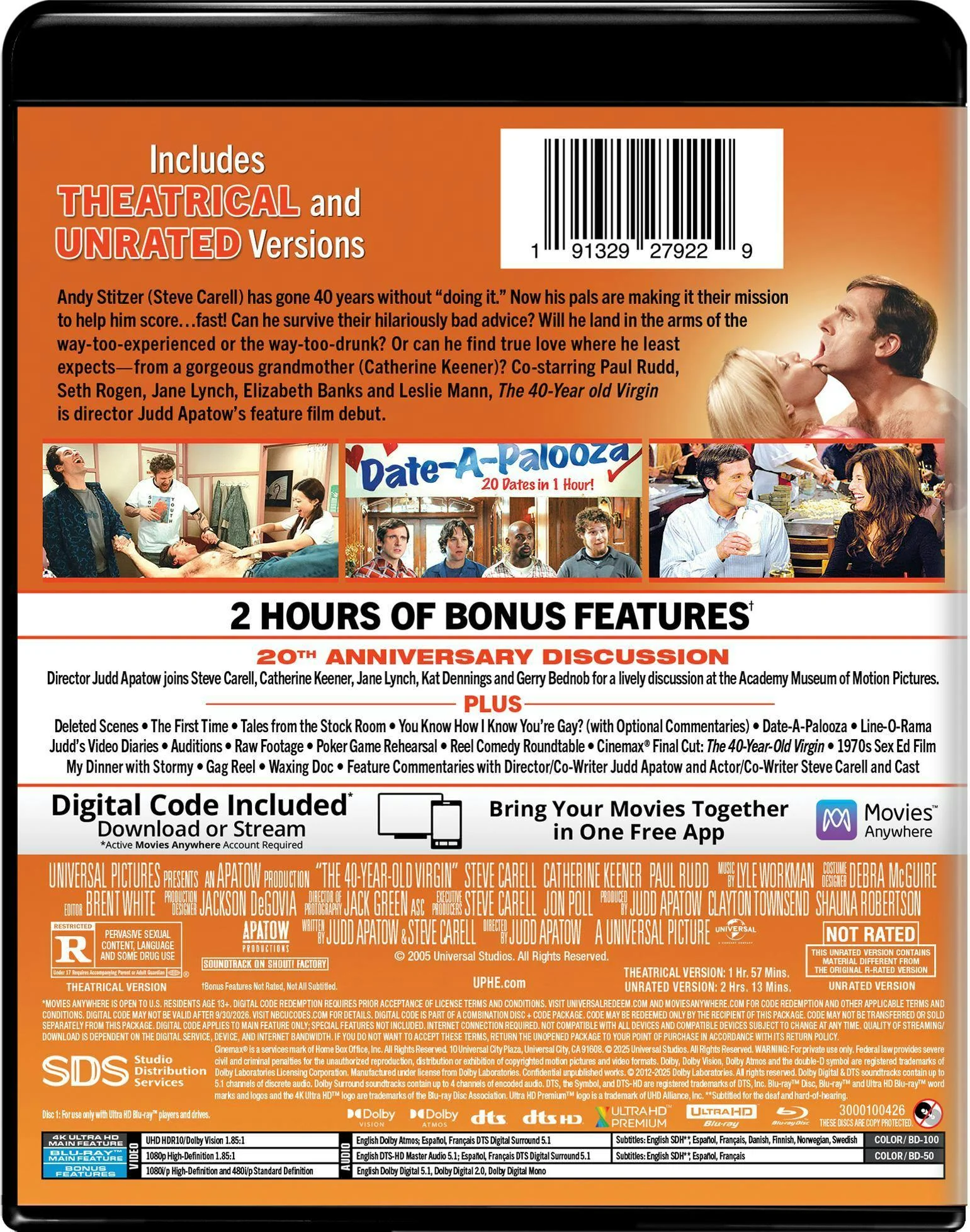 The 40-Year-Old Virgin - Unrated 4K Ultra HD + Blu-ray + Digital [UHD] - Image 3