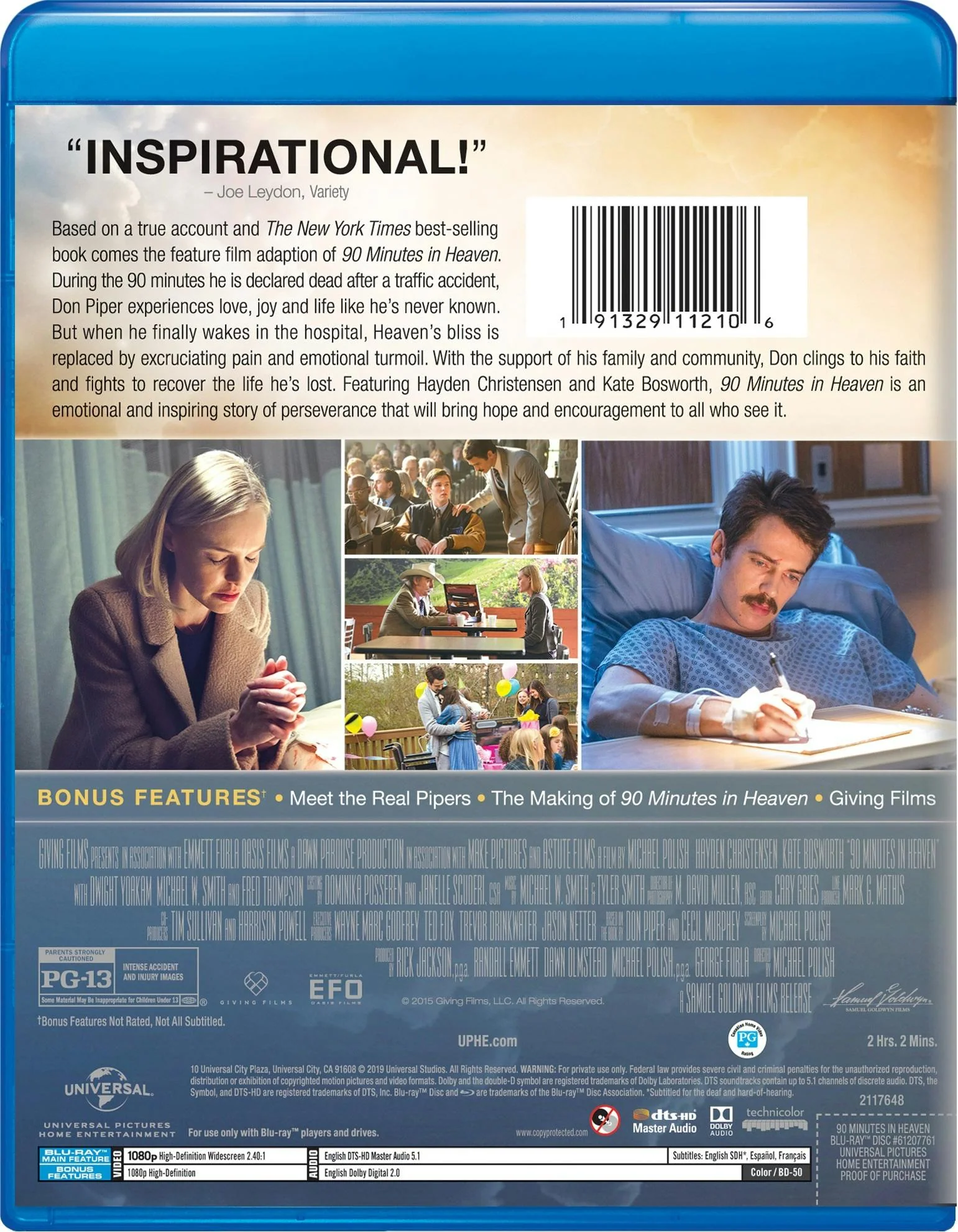 90 Minutes in Heaven (Blu-ray New Box Art) [Blu-ray] - Image 2