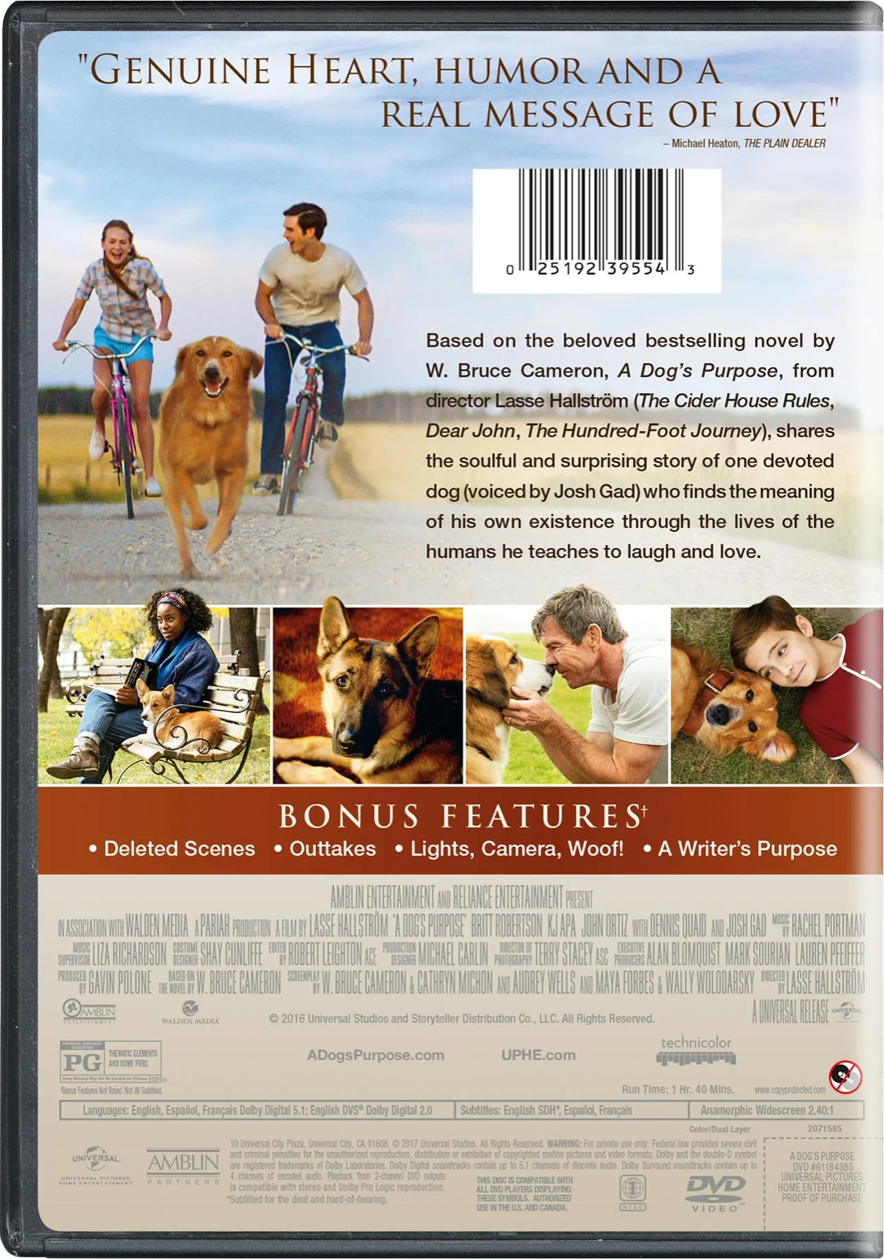 A Dog's Purpose [DVD] - Image 2