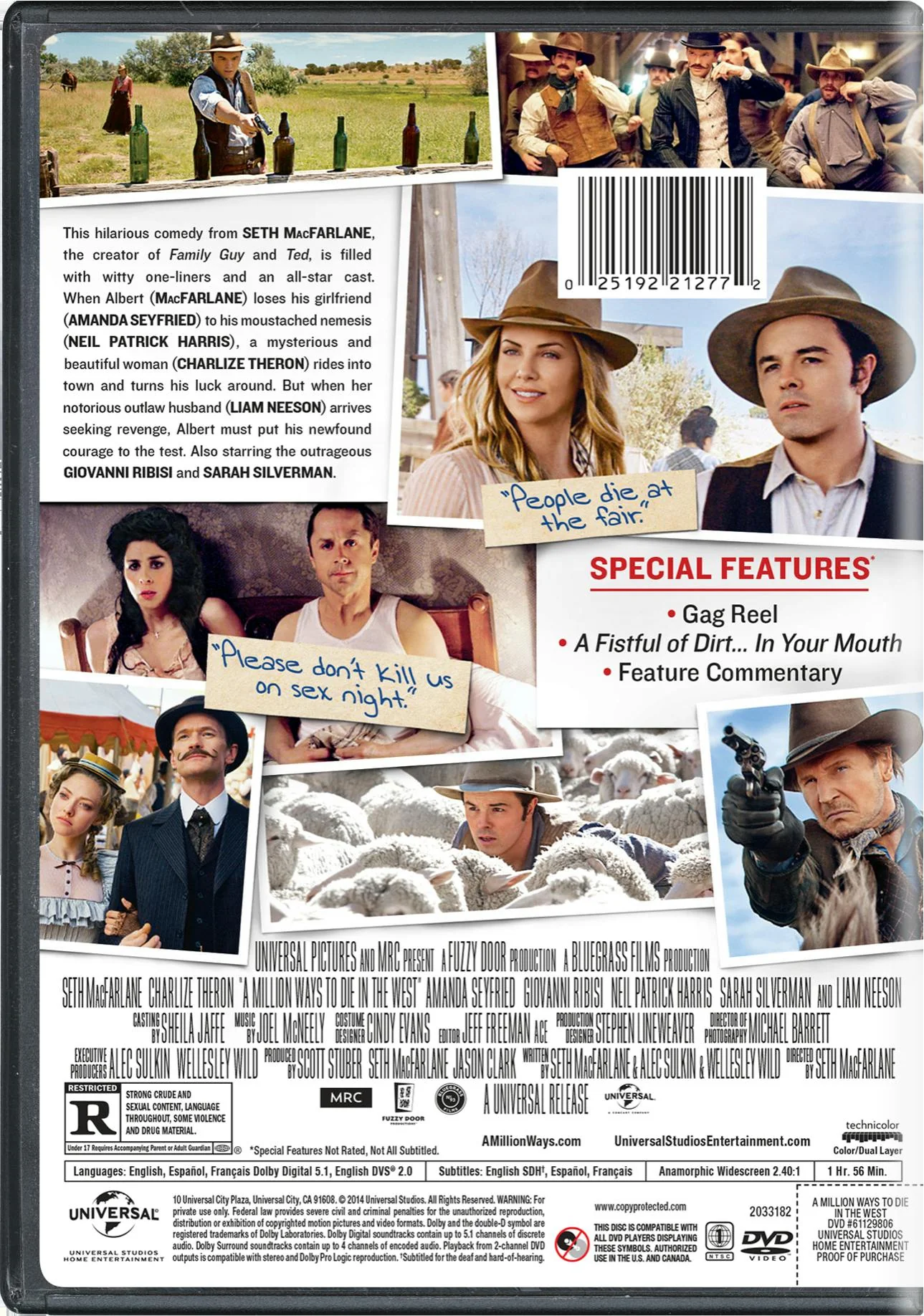 A Million Ways to Die in the West [DVD] - Image 2