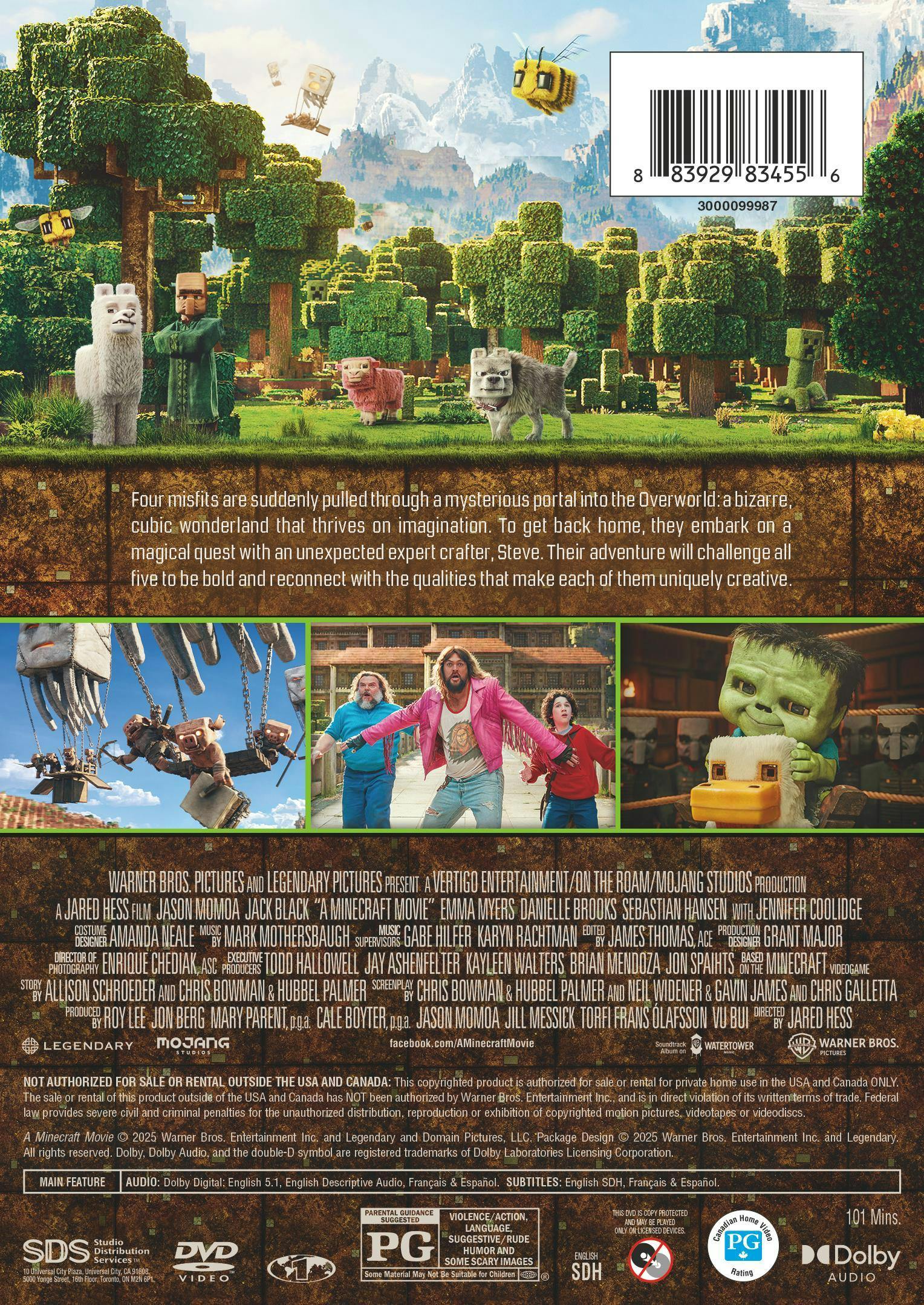 A Minecraft Movie [DVD] - Image 3