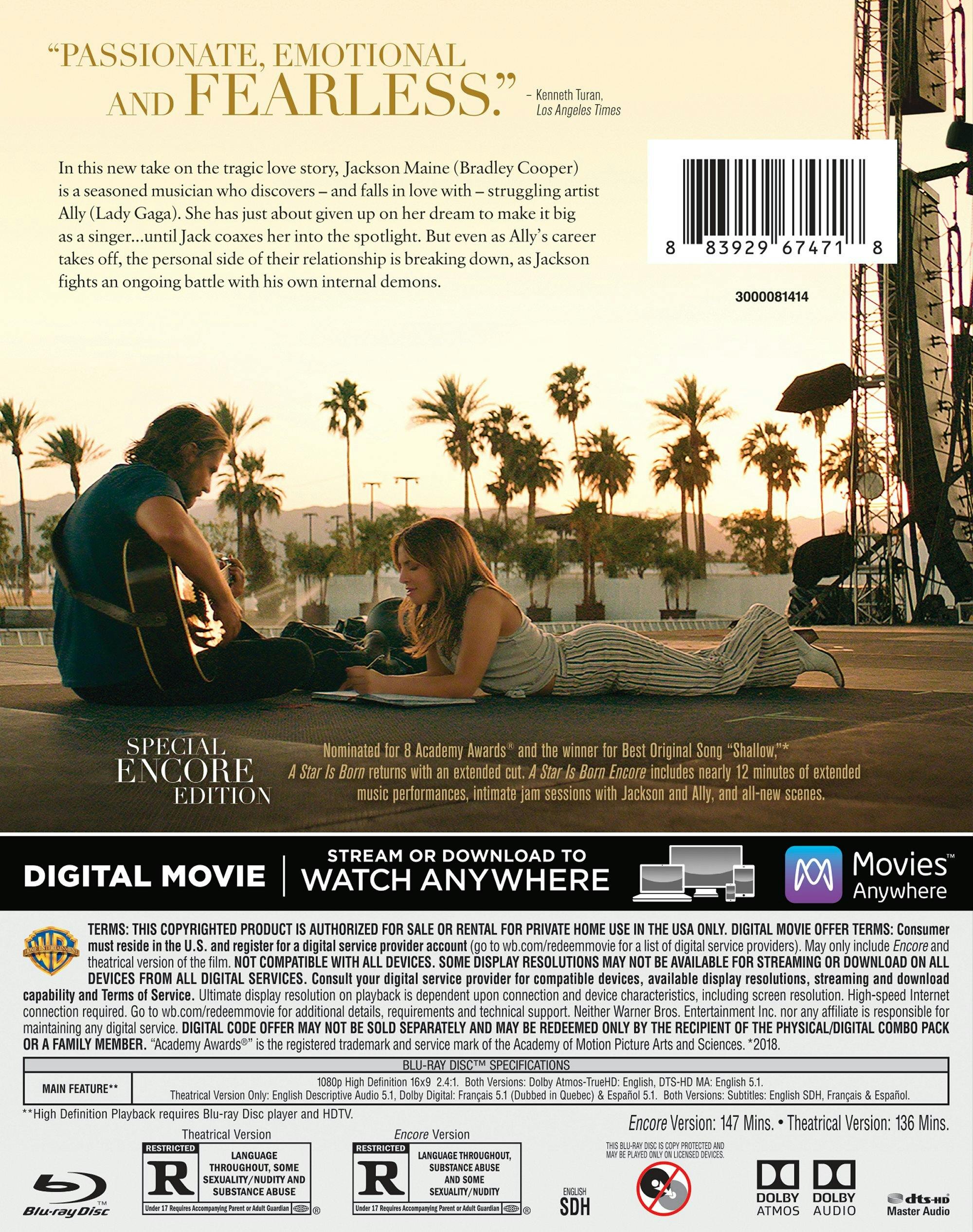 A Star Is Born: Encore Edition (Blu-ray) [Blu-ray] - Image 3