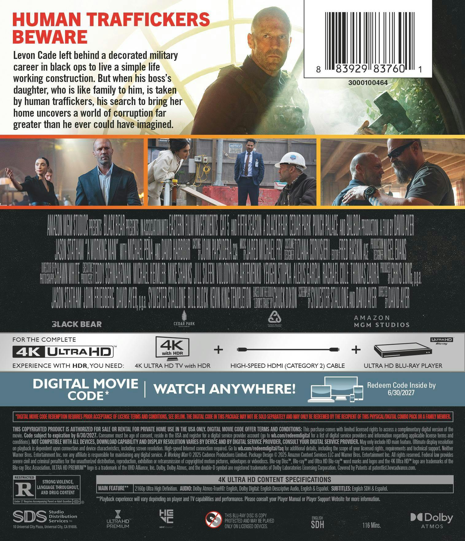 A Working Man (4K Ultra HD) [UHD] - Image 3