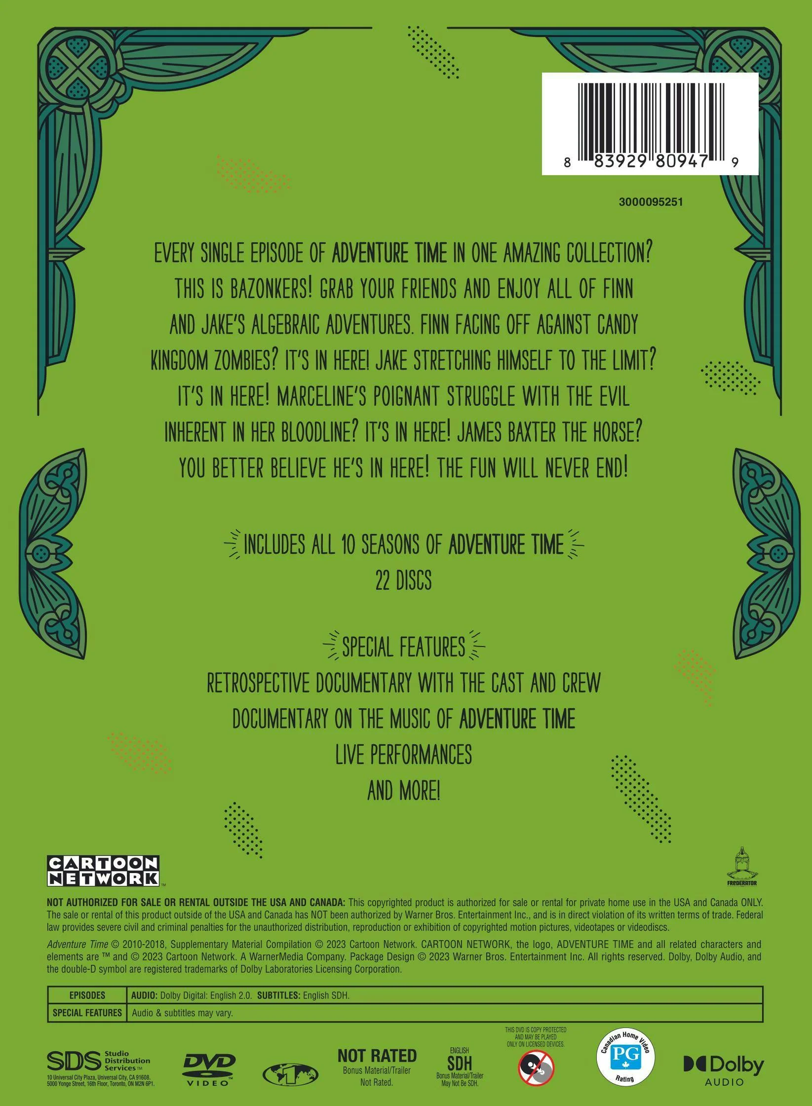 Adventure Time: The Complete Series (Box Set) [DVD] - Image 3