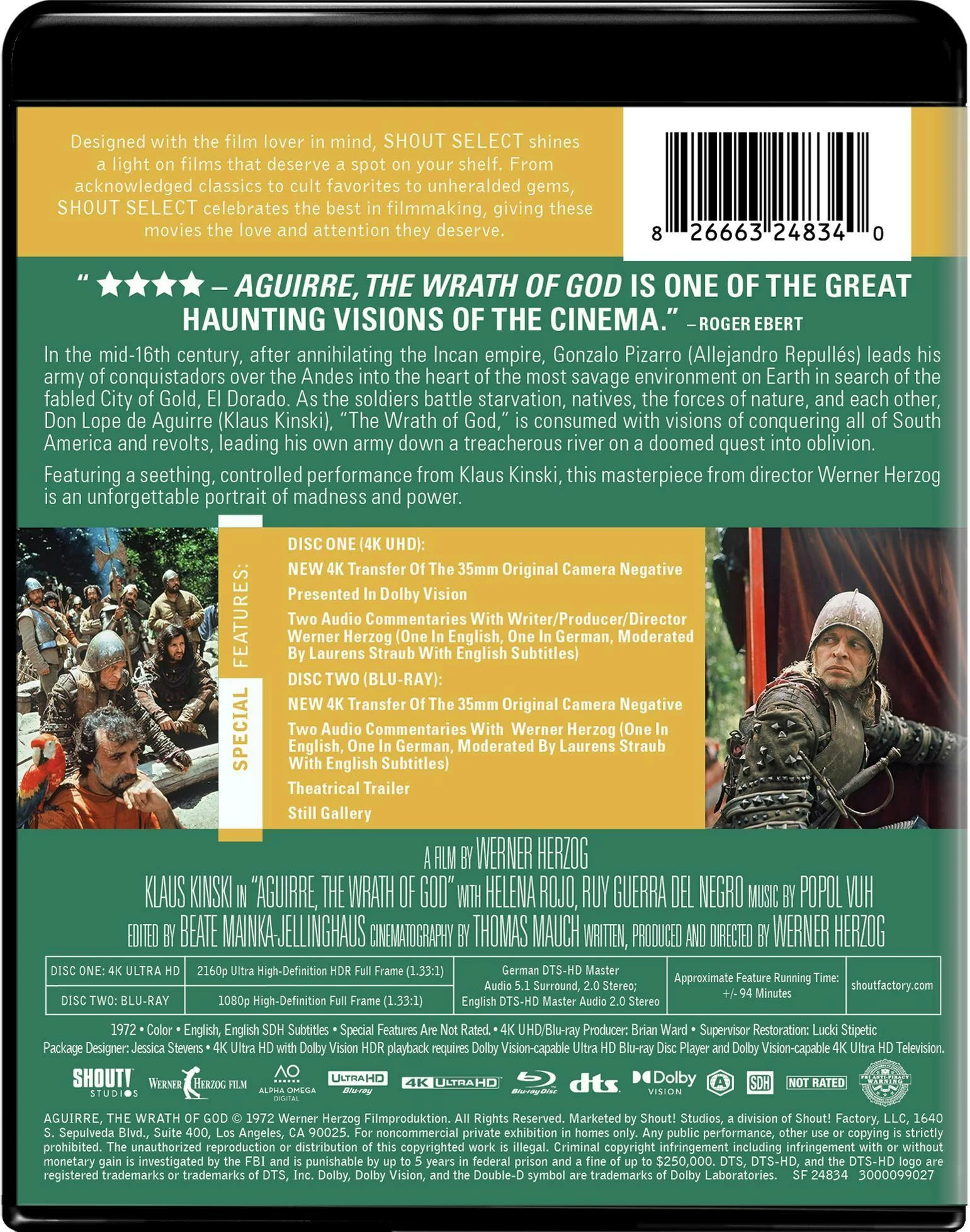 Aguirre, the Wrath of God - Collector's Edition (4K Ultra HD + Blu-ray) [UHD] - Image 3
