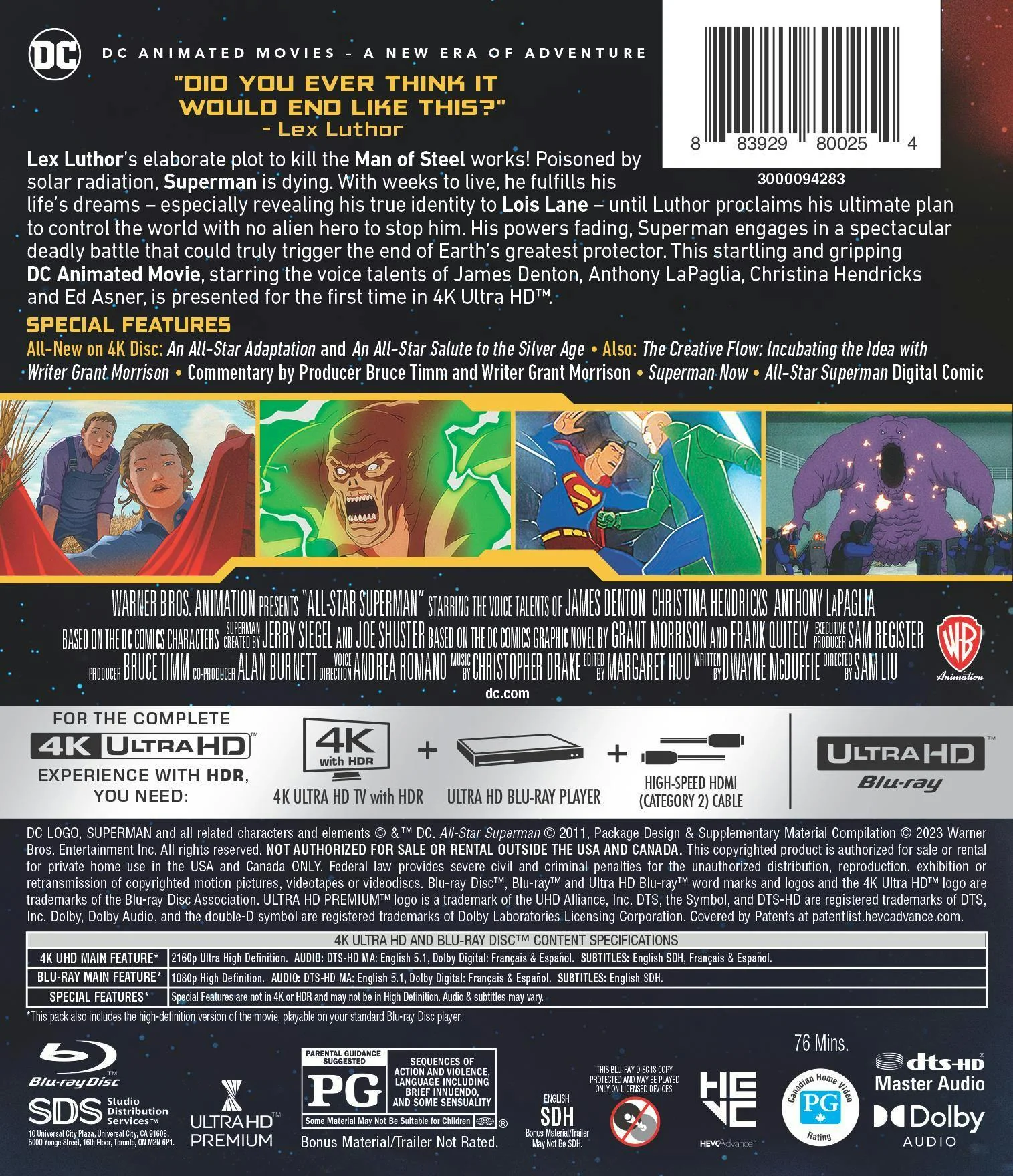 All-Star Superman (4K Ultra HD + Blu-ray) [UHD] - Image 3