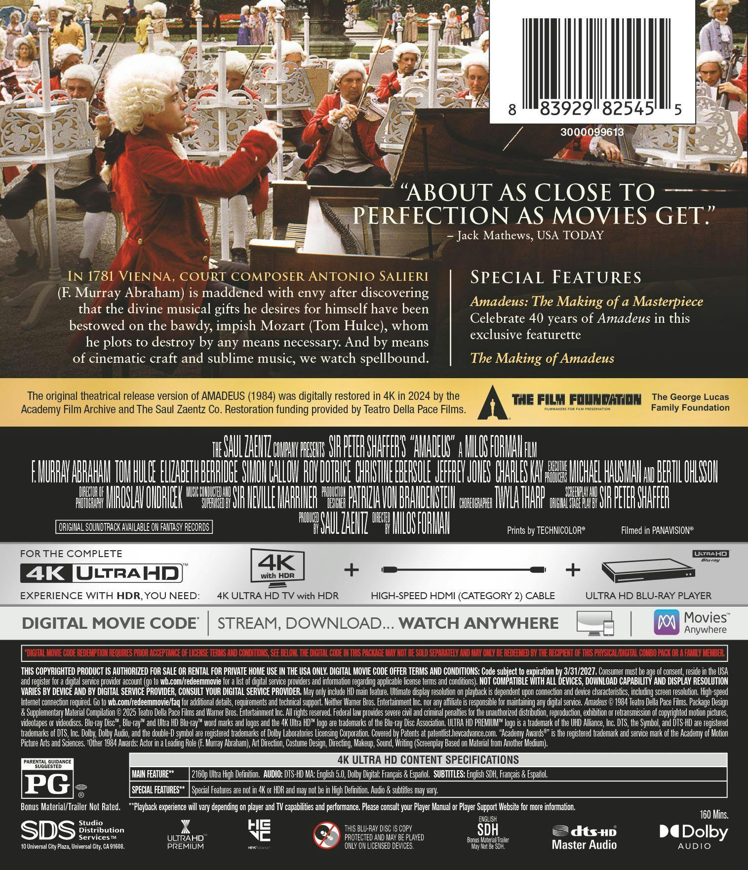 Amadeus (4K Ultra HD) [UHD] - Image 3