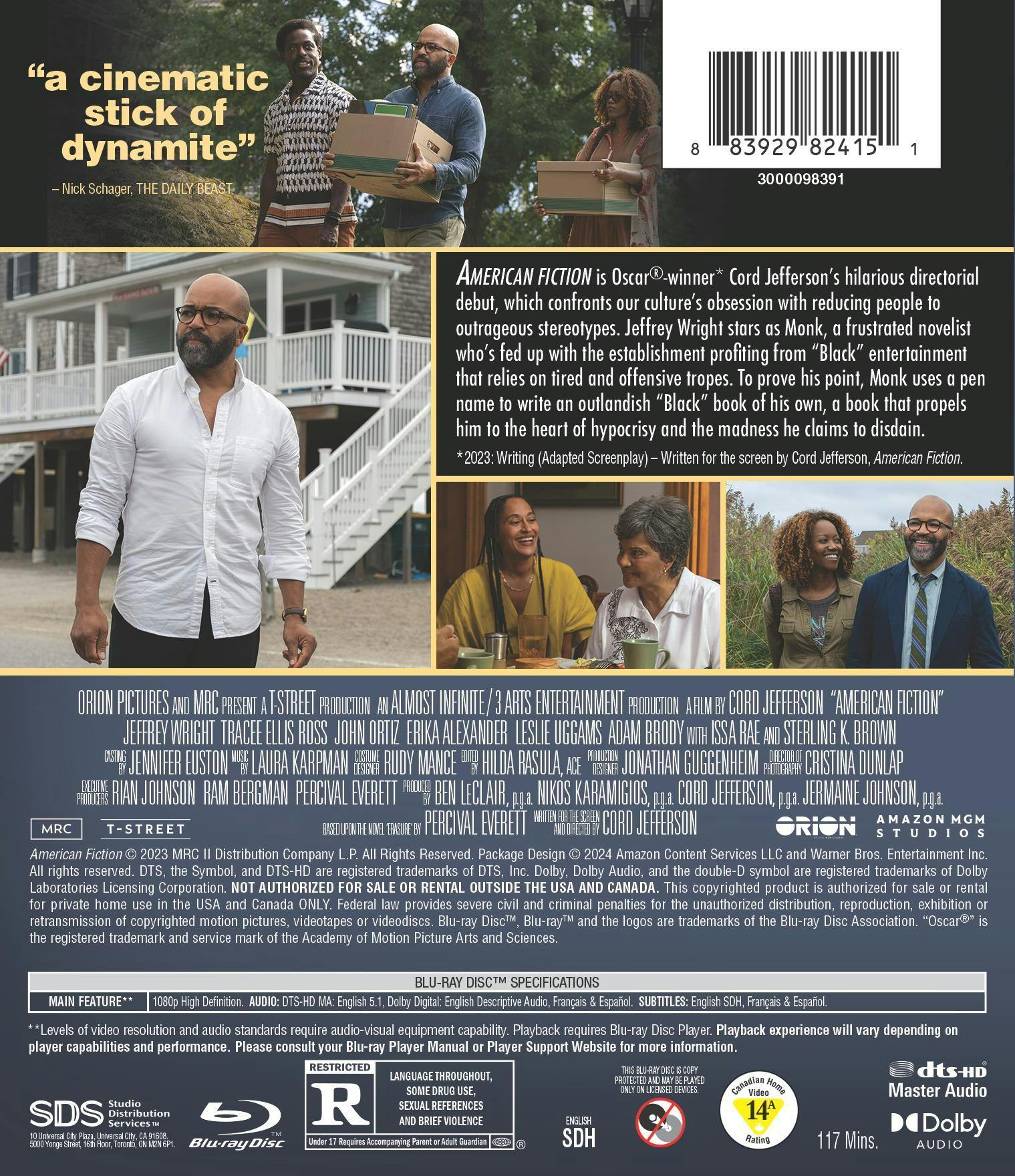 American Fiction [Blu-ray] - Image 3