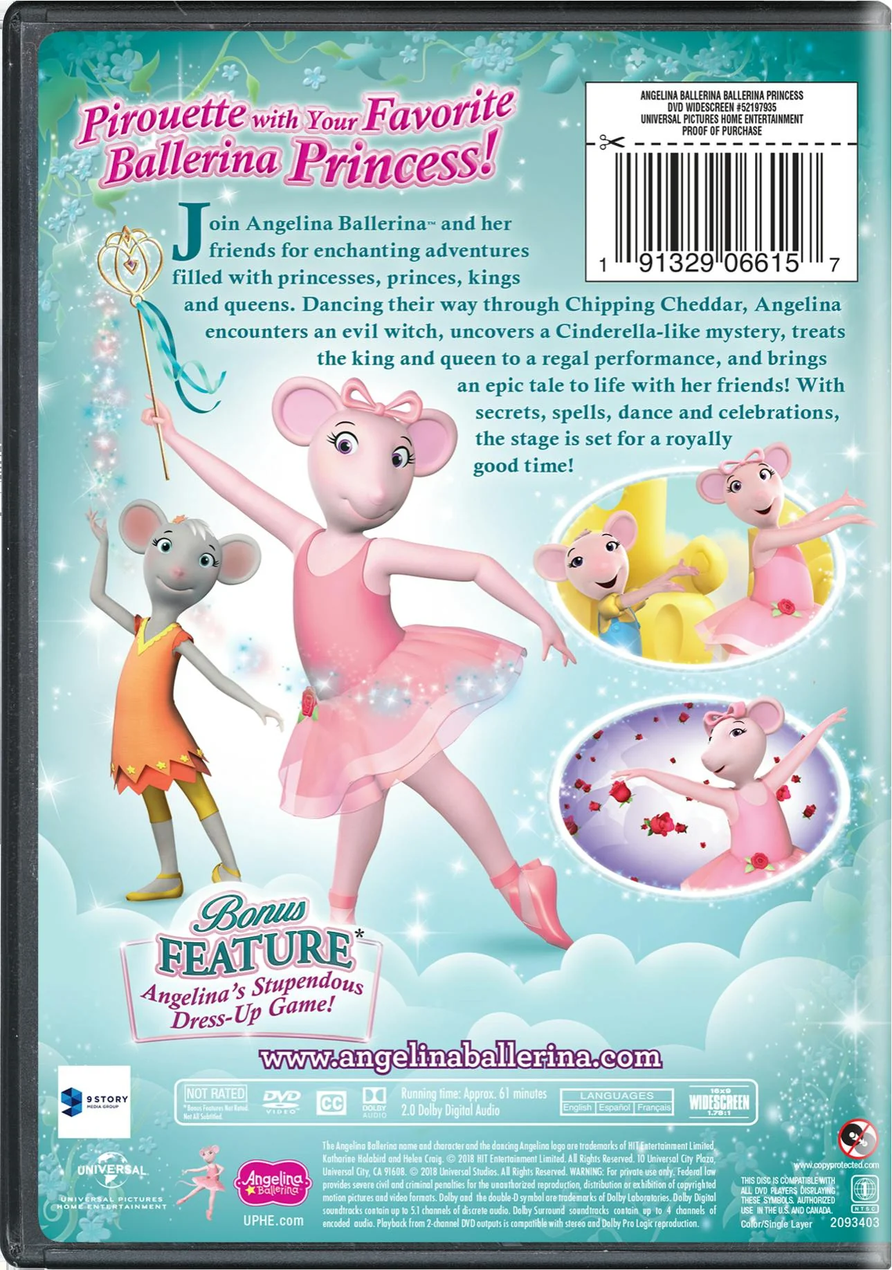 Angelina Ballerina: Ballerina Princess [DVD] - Image 2