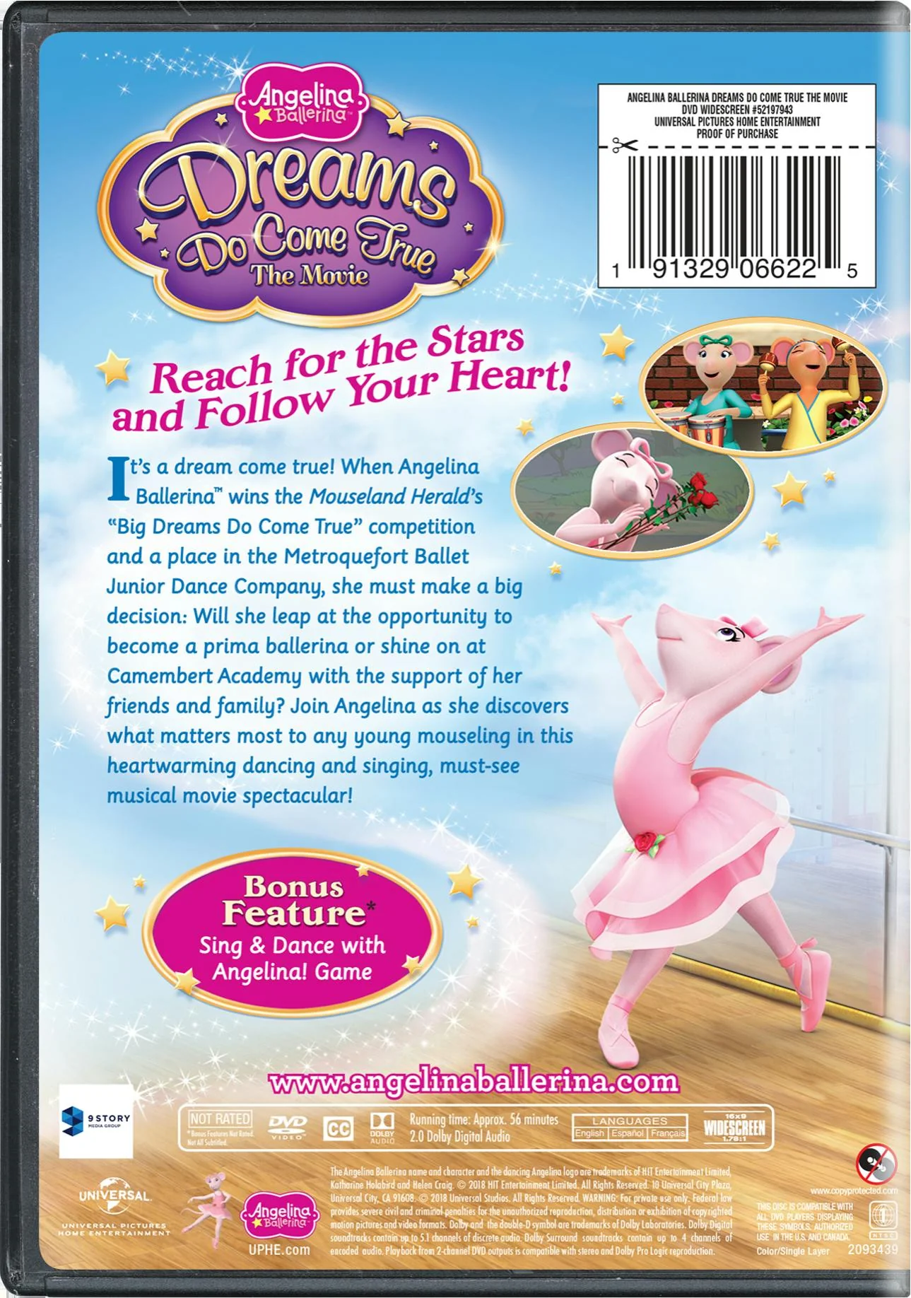 Angelina Ballerina: Dreams Do Come True - The Movie [DVD] - Image 2