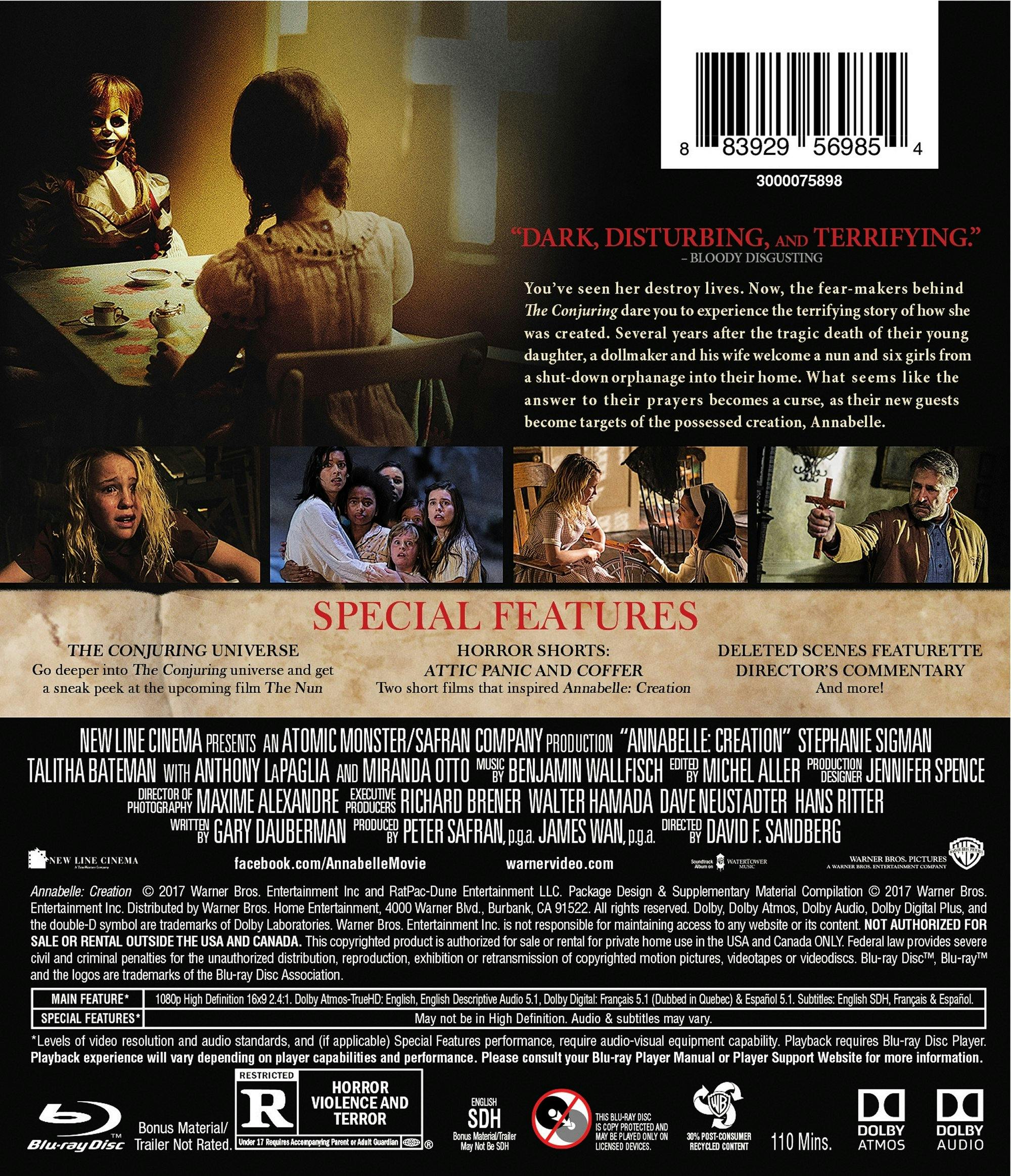 Annabelle: Creation (Blu-ray) [Blu-ray] - Image 3