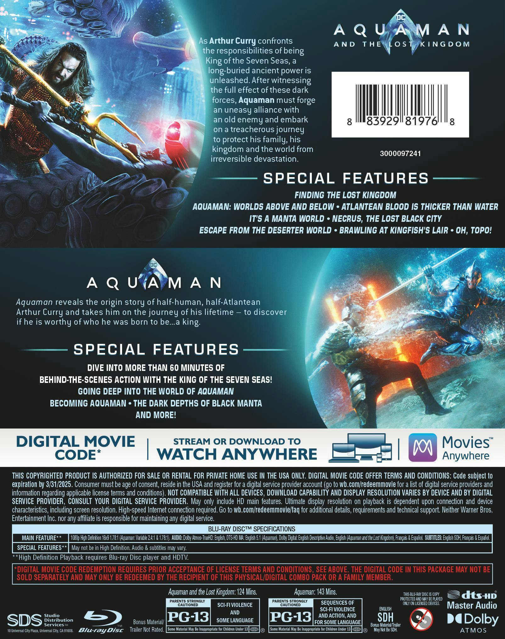 Aquaman 2-film Collection [Blu-ray] - Image 3