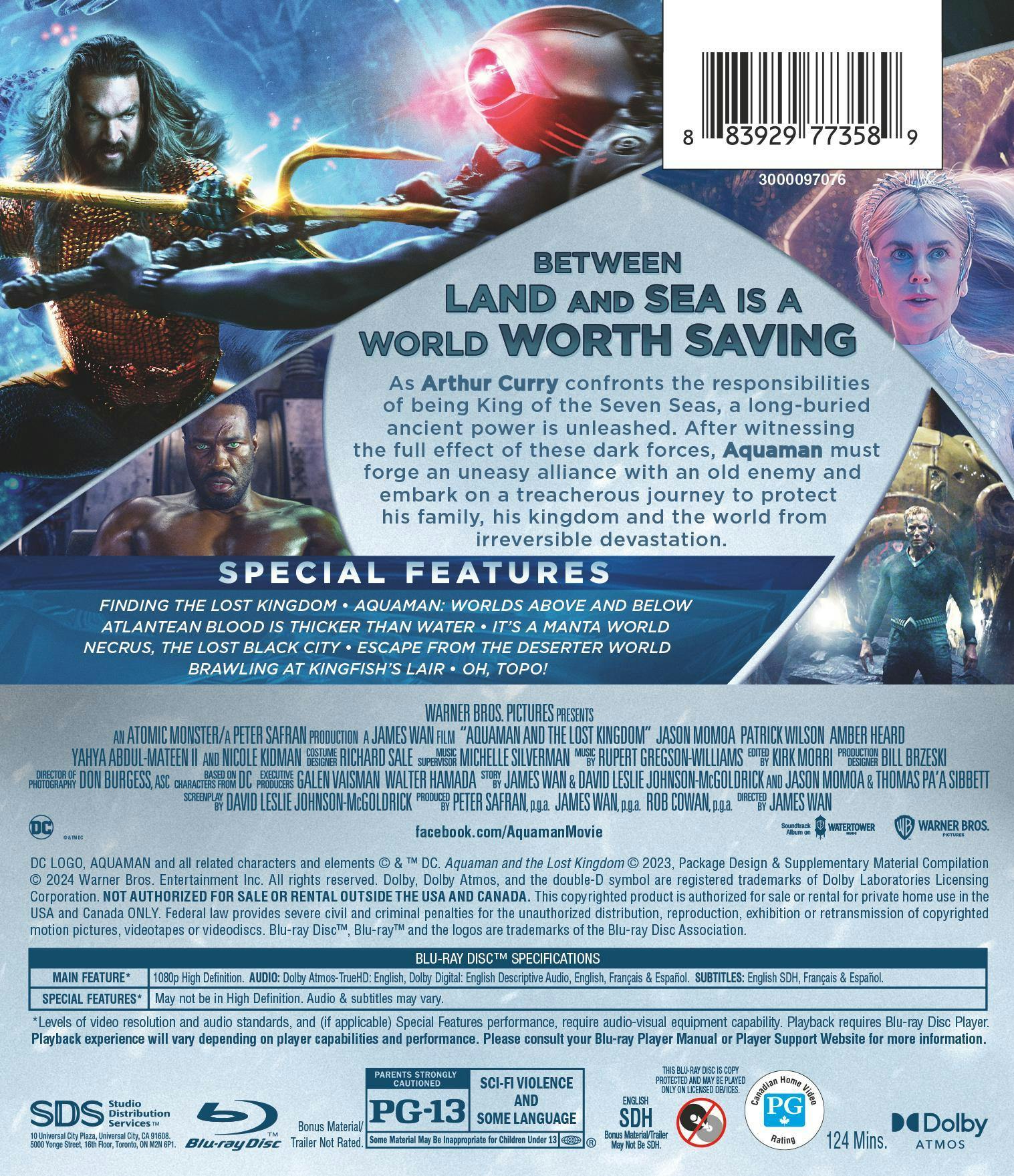 Aquaman and the Lost Kingdom [Blu-ray] - Image 3