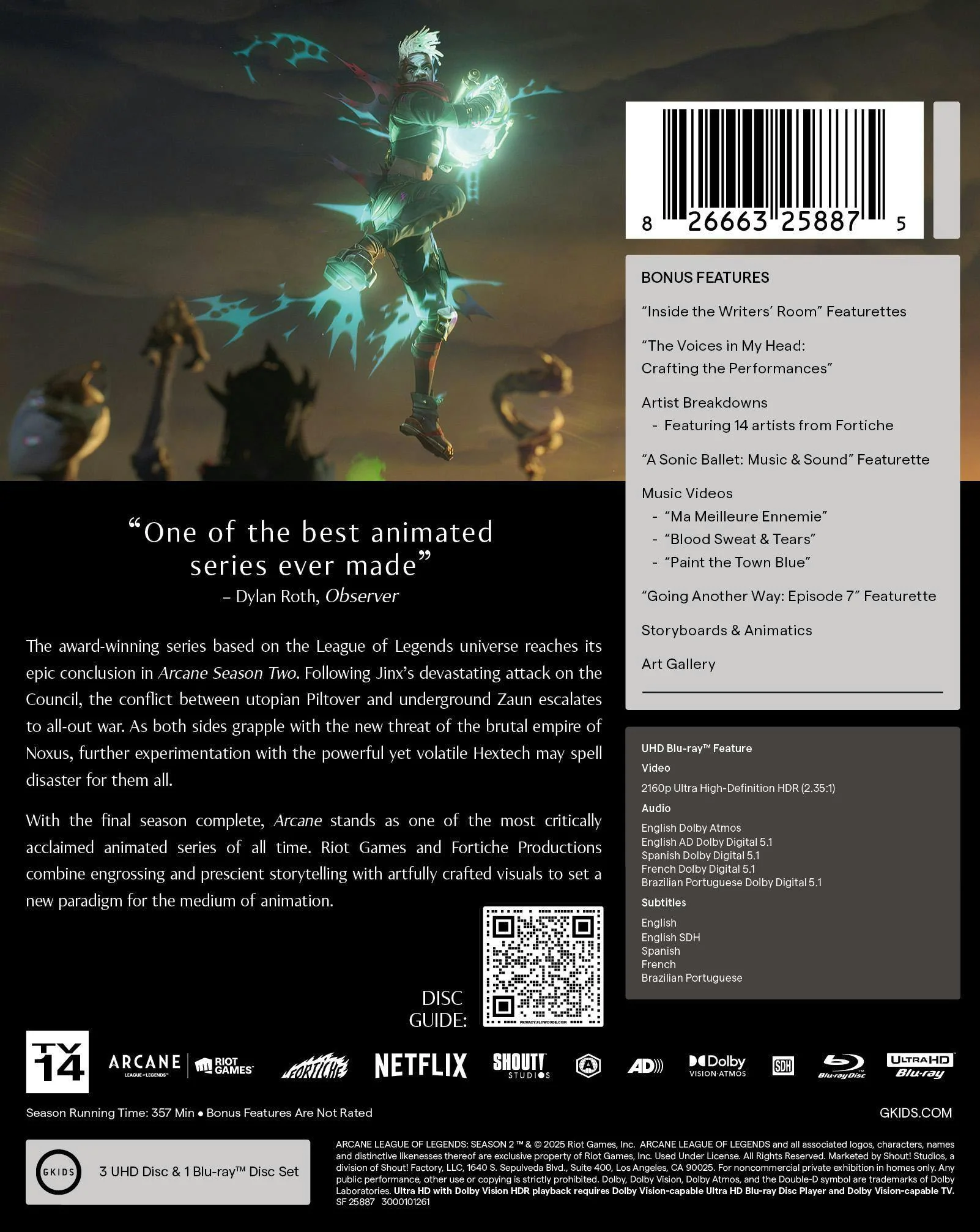 Arcane: League of Legends - Season Two - Limited Edition Steelbook [UHD] - Image 3