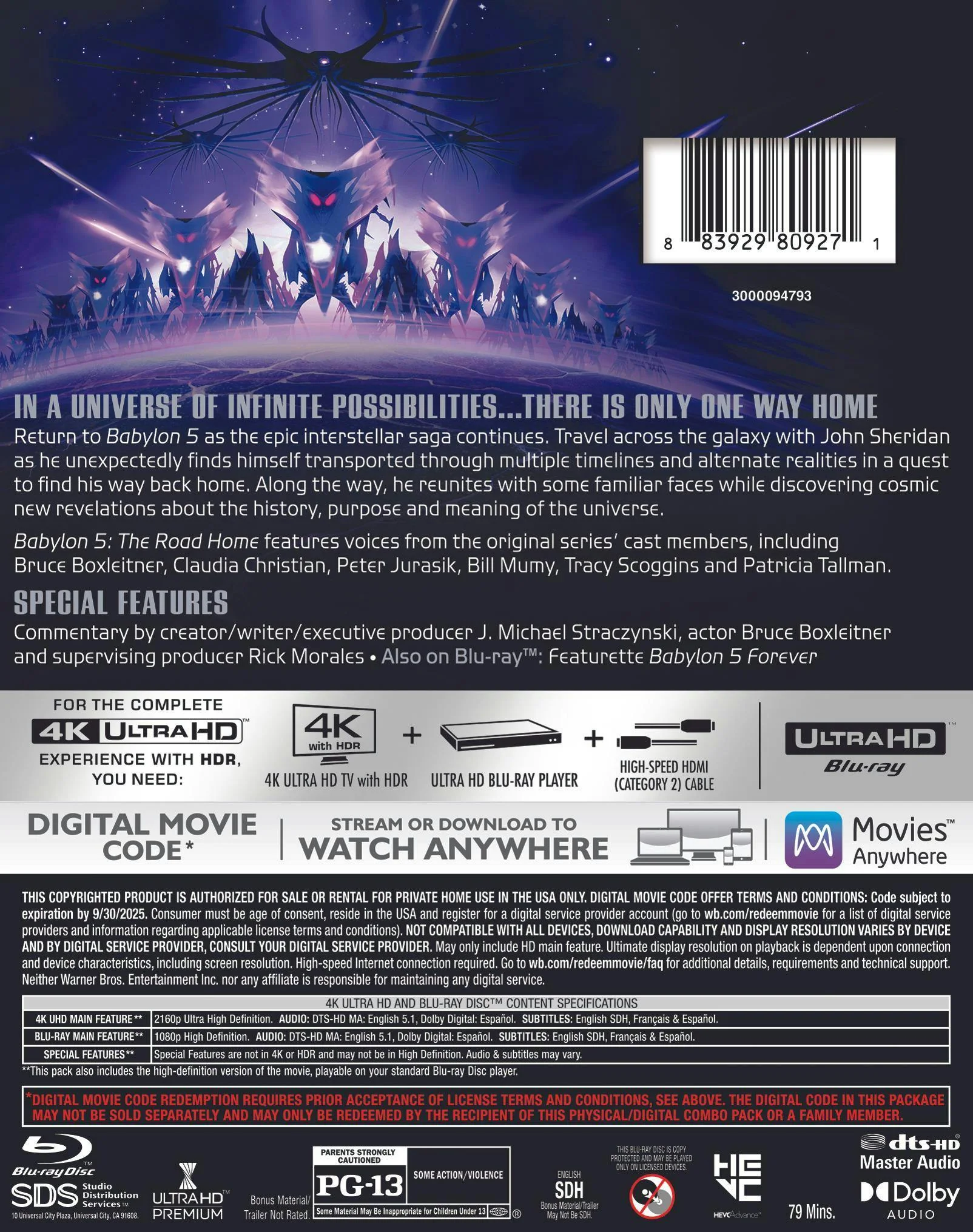 Babylon 5: The Road Home (4K Ultra HD + Blu-ray) [UHD] - Image 3