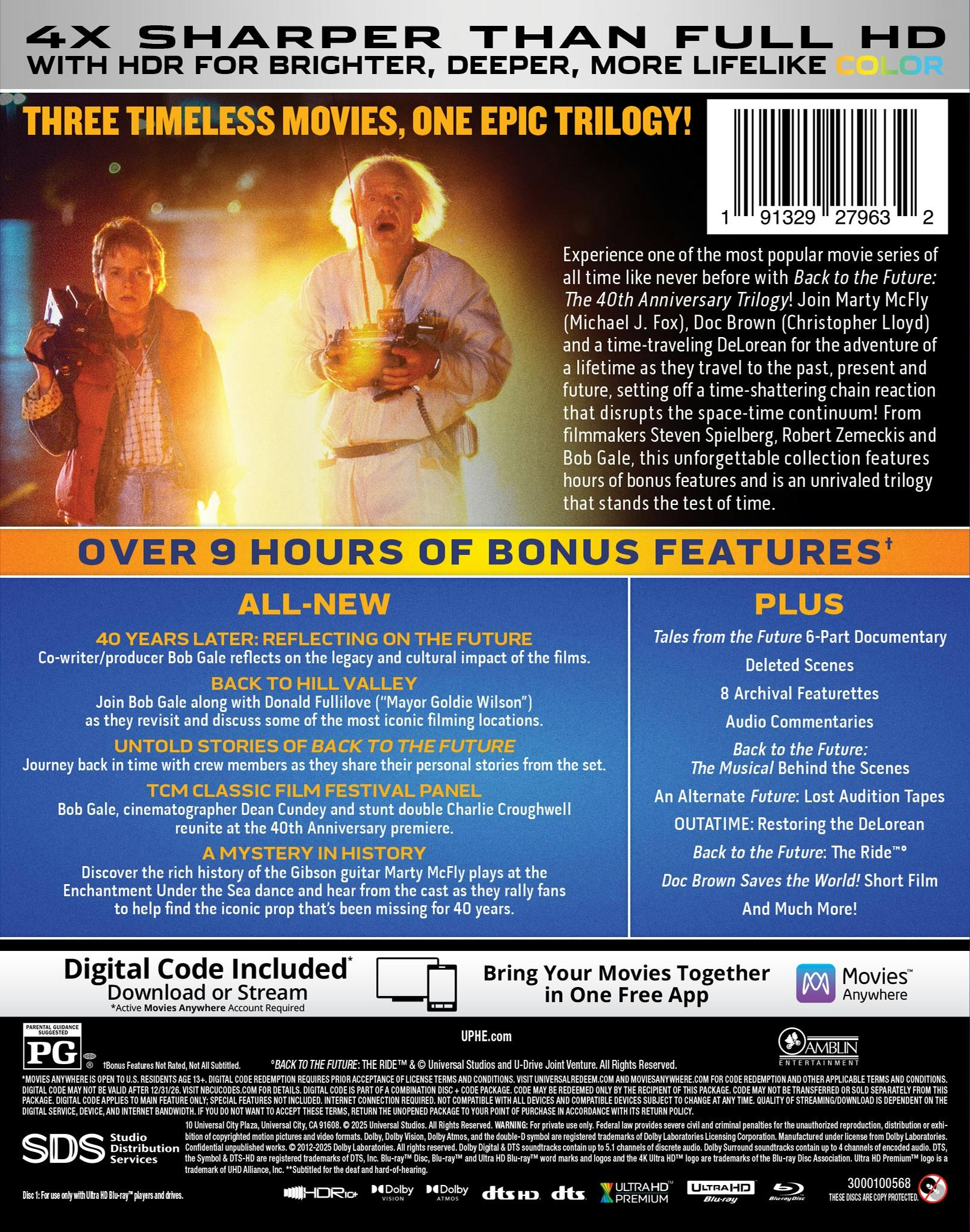 Back to the Future Trilogy - 40th Anniversary Edition 4K Ultra HD + Blu-ray + Digital (4K Ultra HD + Blu-ray + Digital) [UHD] - Image 3