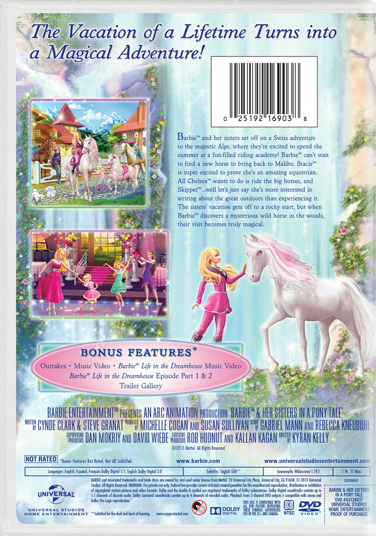 Barbie and Her Sisters in a Pony Tale [DVD] - Image 2