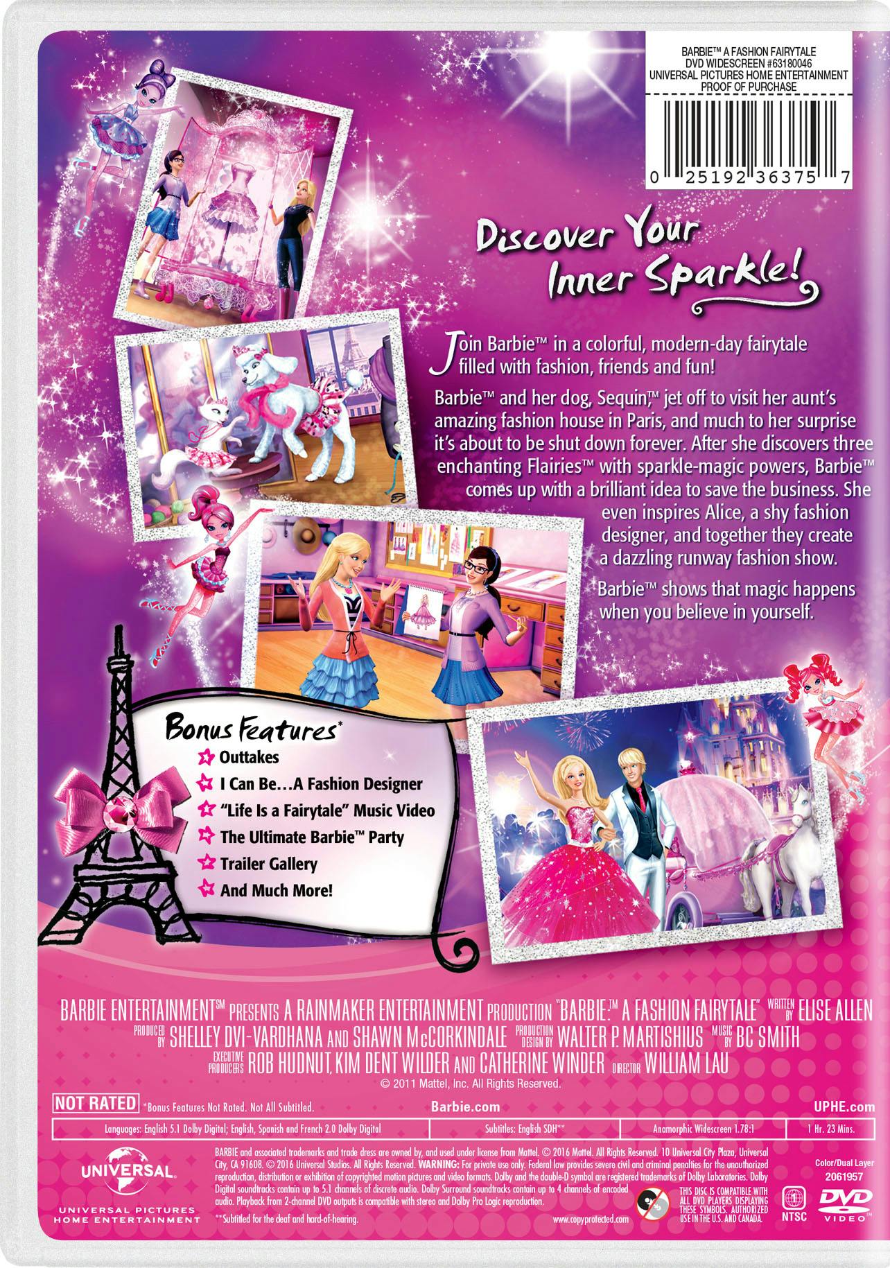 Barbie in a Fashion Fairytale [DVD] - Image 2