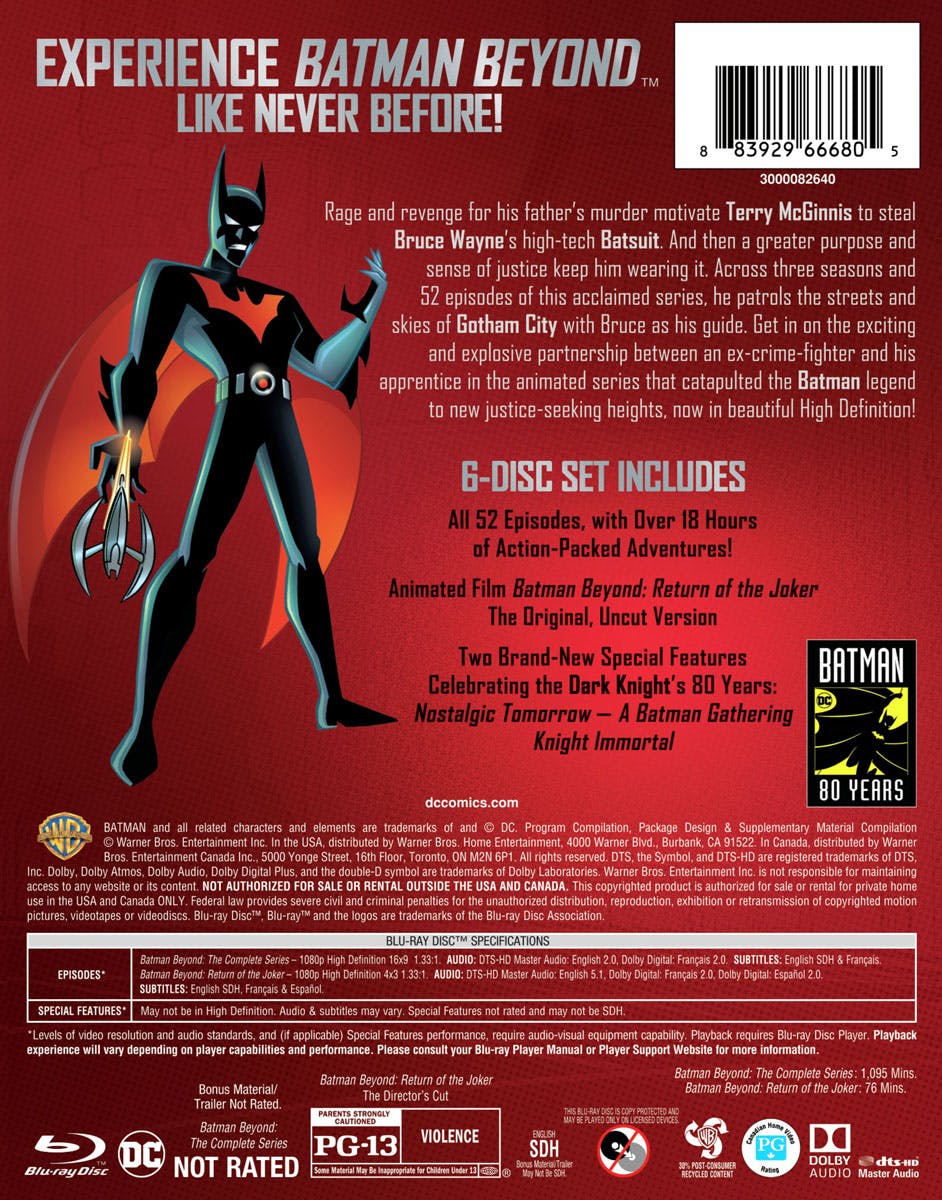 Batman Beyond: The Complete Series (Box Set) [Blu-ray] - Image 3