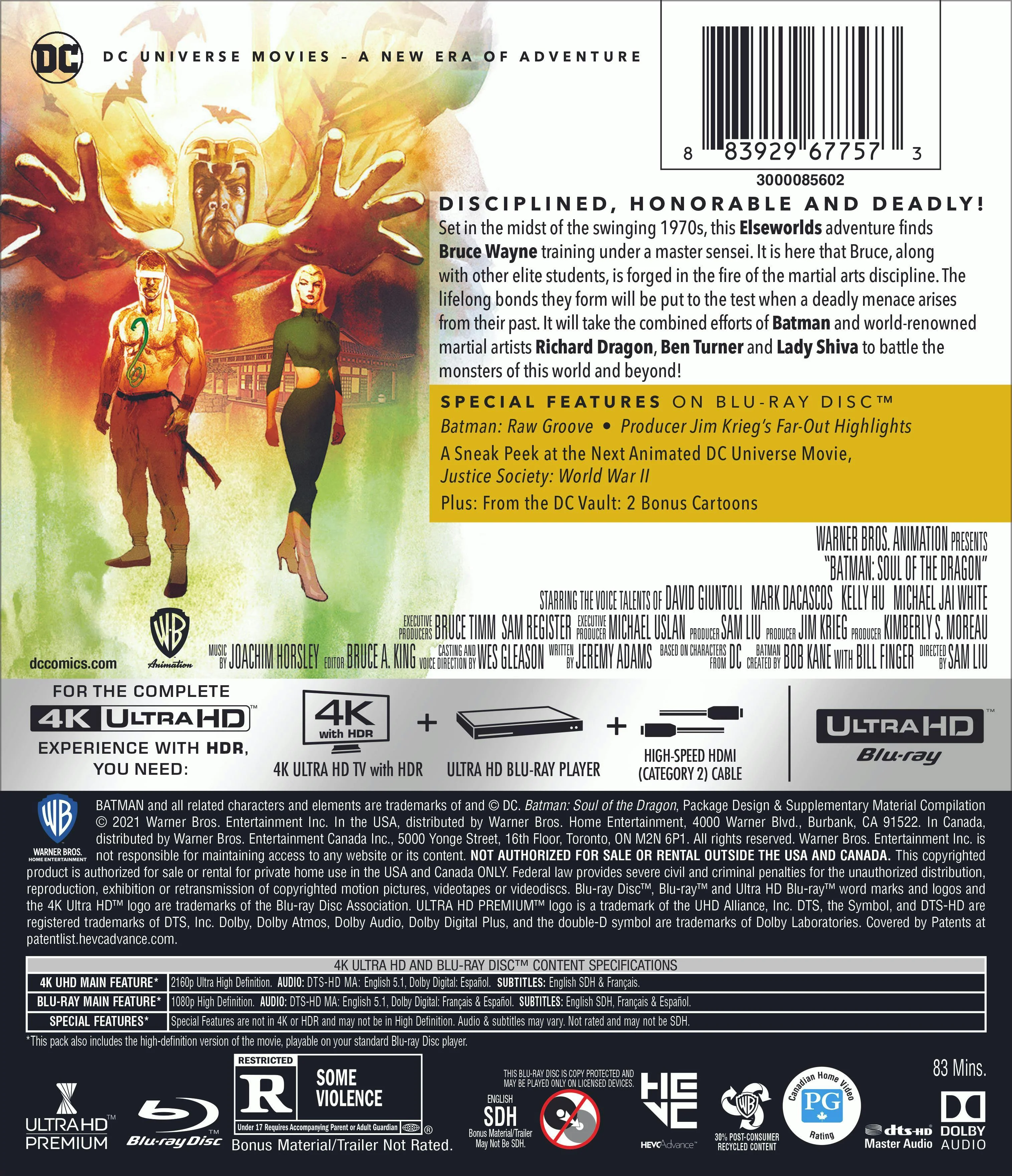 Batman: Soul of the Dragon (4K Ultra HD + Blu-ray) [UHD] - Image 3