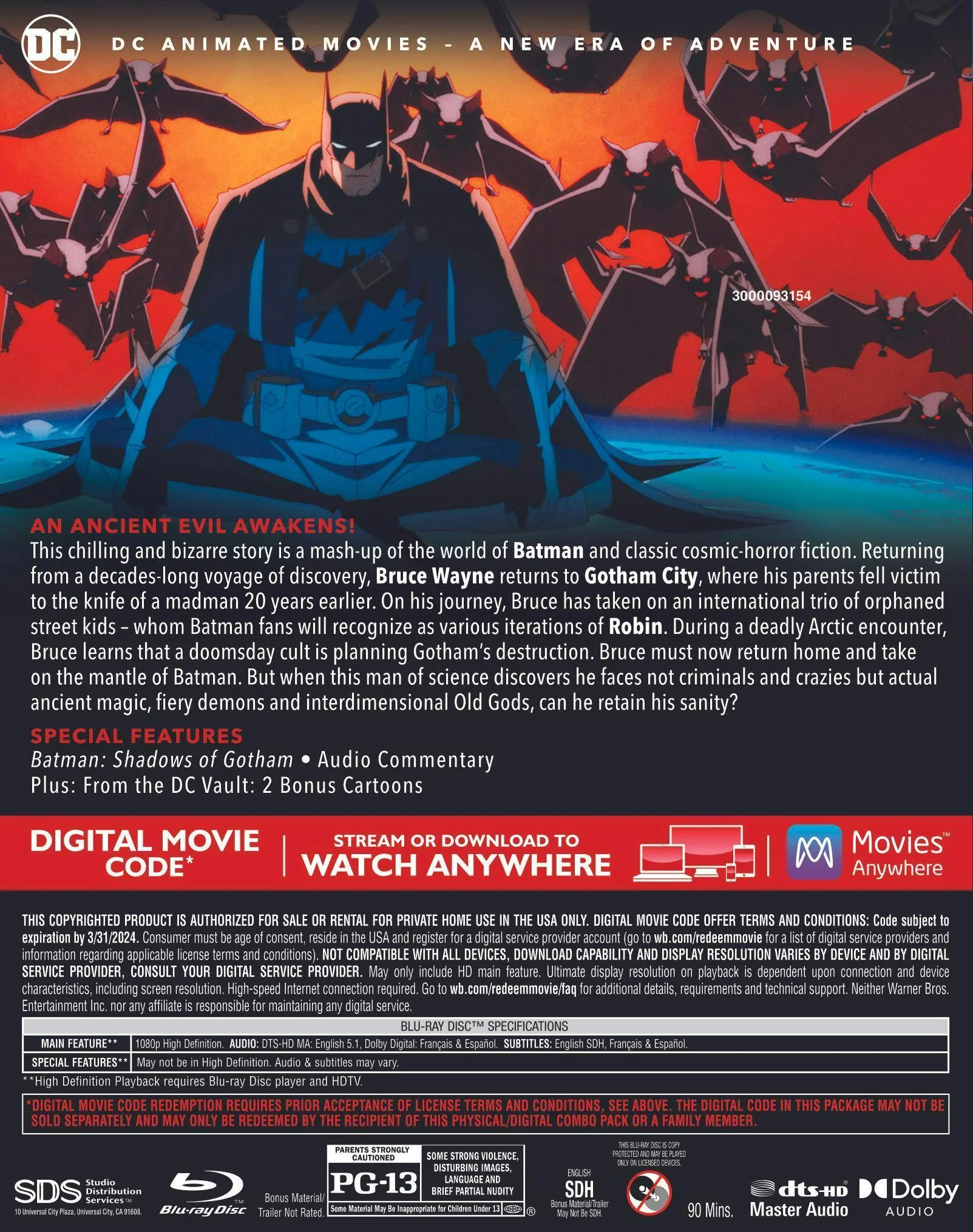 Batman: The Doom That Came to Gotham [Blu-ray] - Image 2