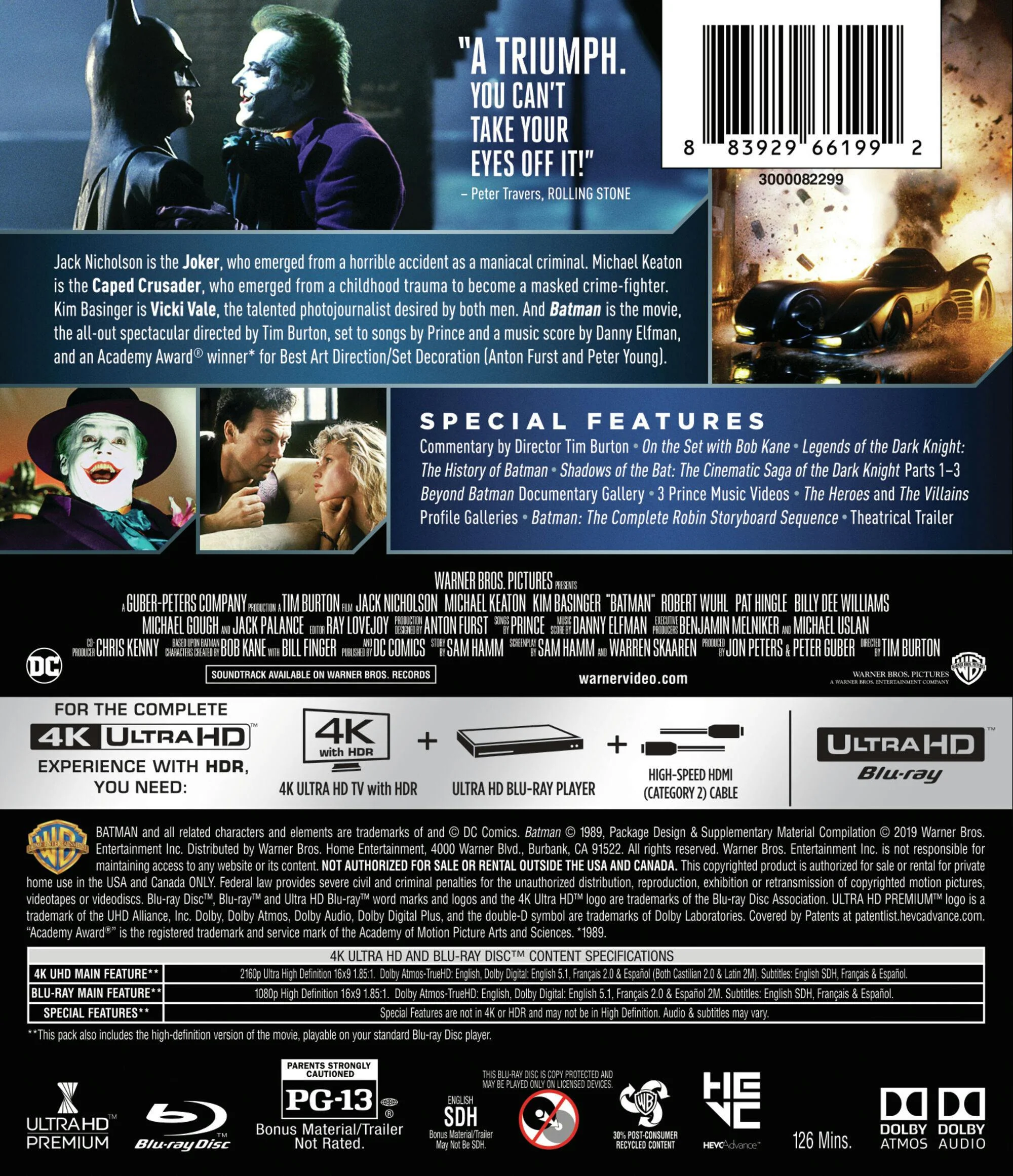 Batman (4K Ultra HD + Blu-ray) [UHD] - Image 2