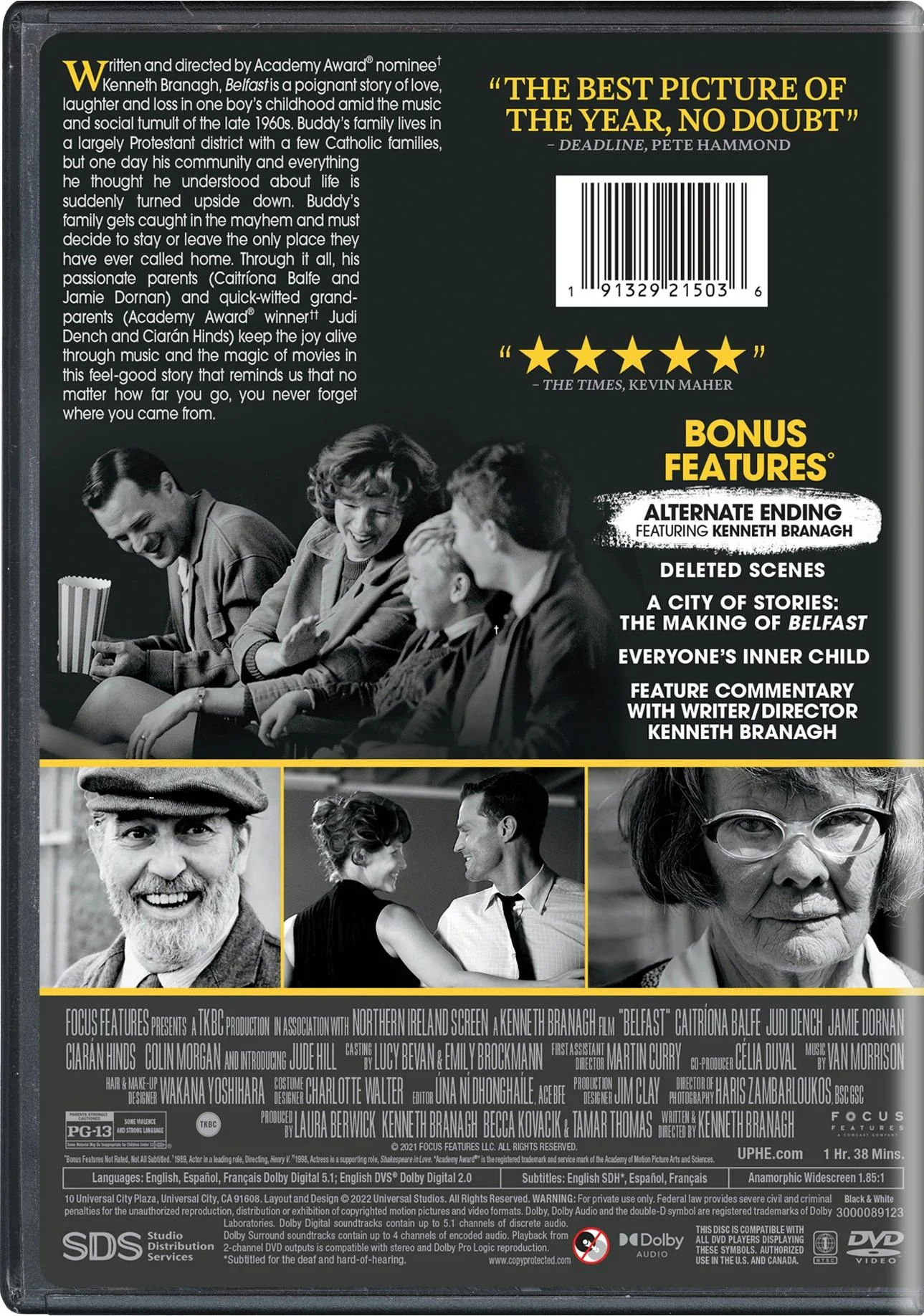 Belfast [DVD] - Image 3
