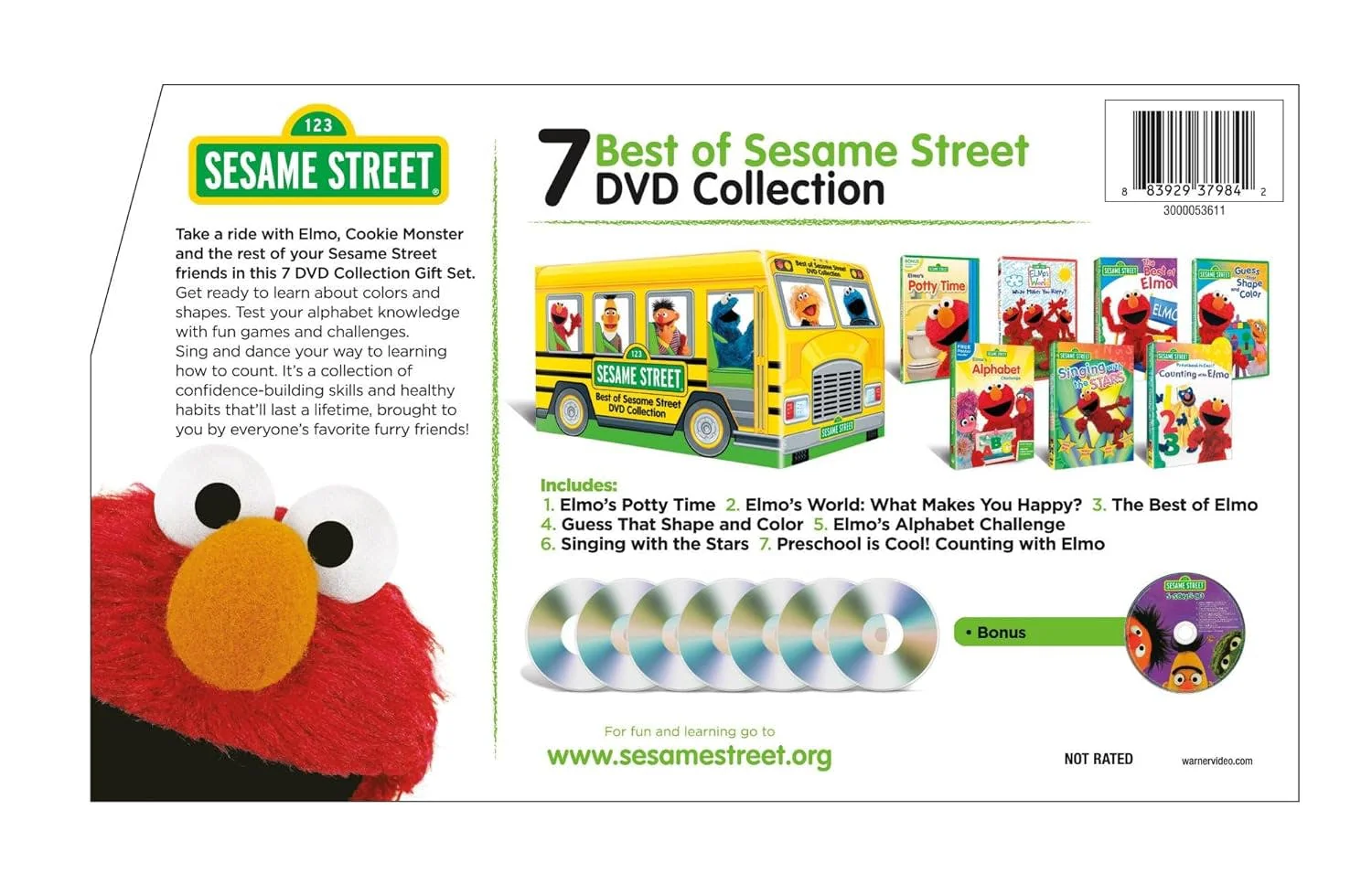Best Of Sesame Street 7-DVD Collection [DVD] - Image 3