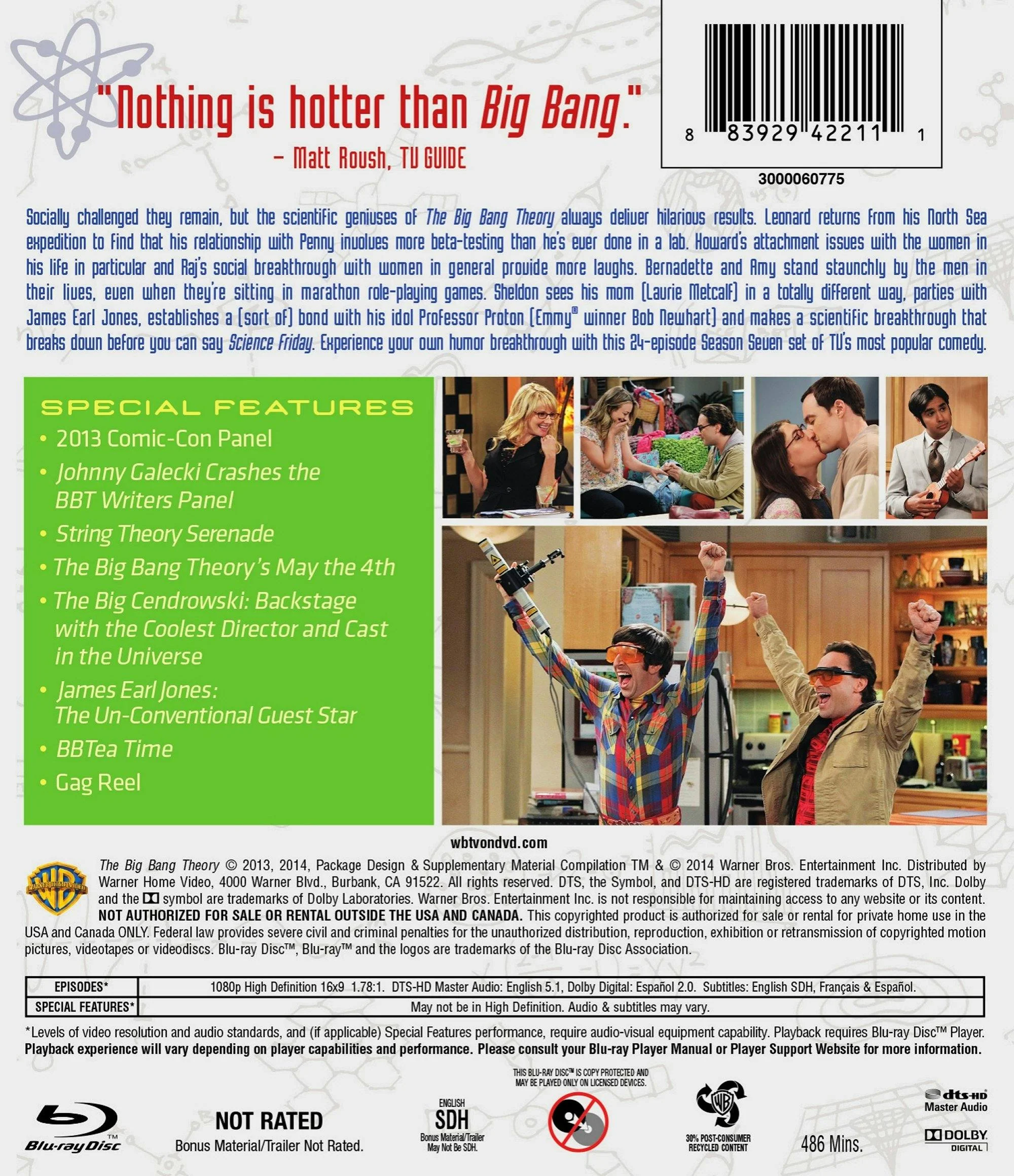 Big Bang Theory, The: The Complete Seventh Season [Blu-ray] - Image 3