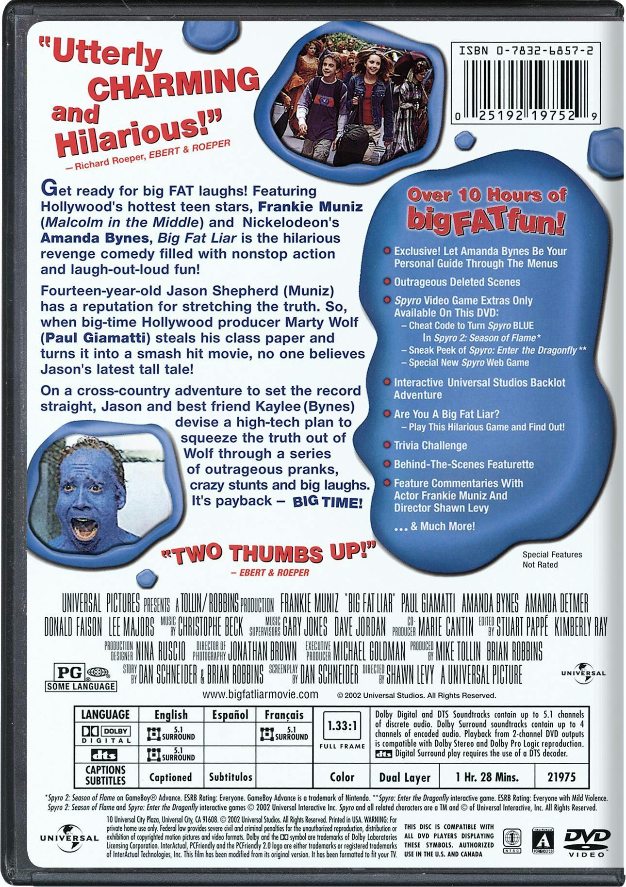 Big Fat Liar [DVD] - Image 3
