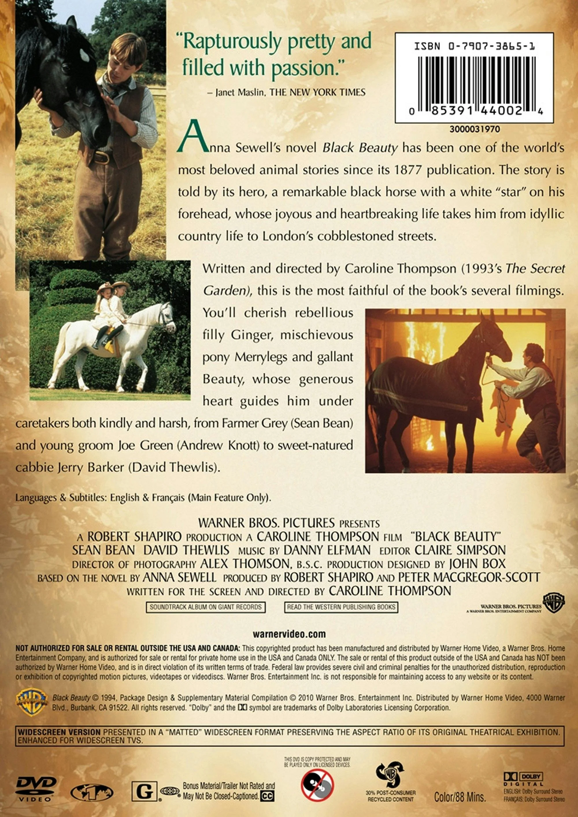 Black Beauty [DVD] - Image 2