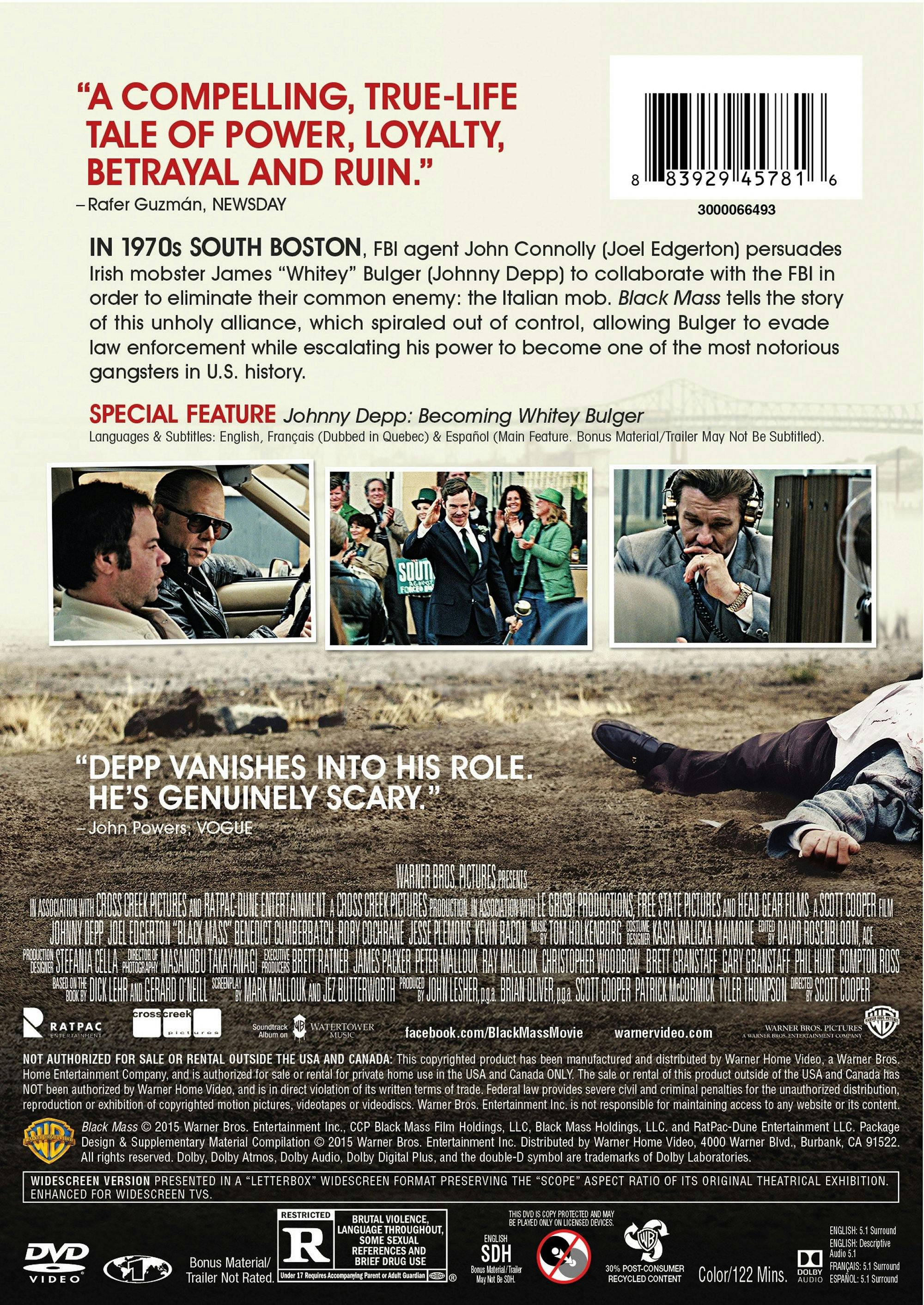 Black Mass [DVD] - Image 2