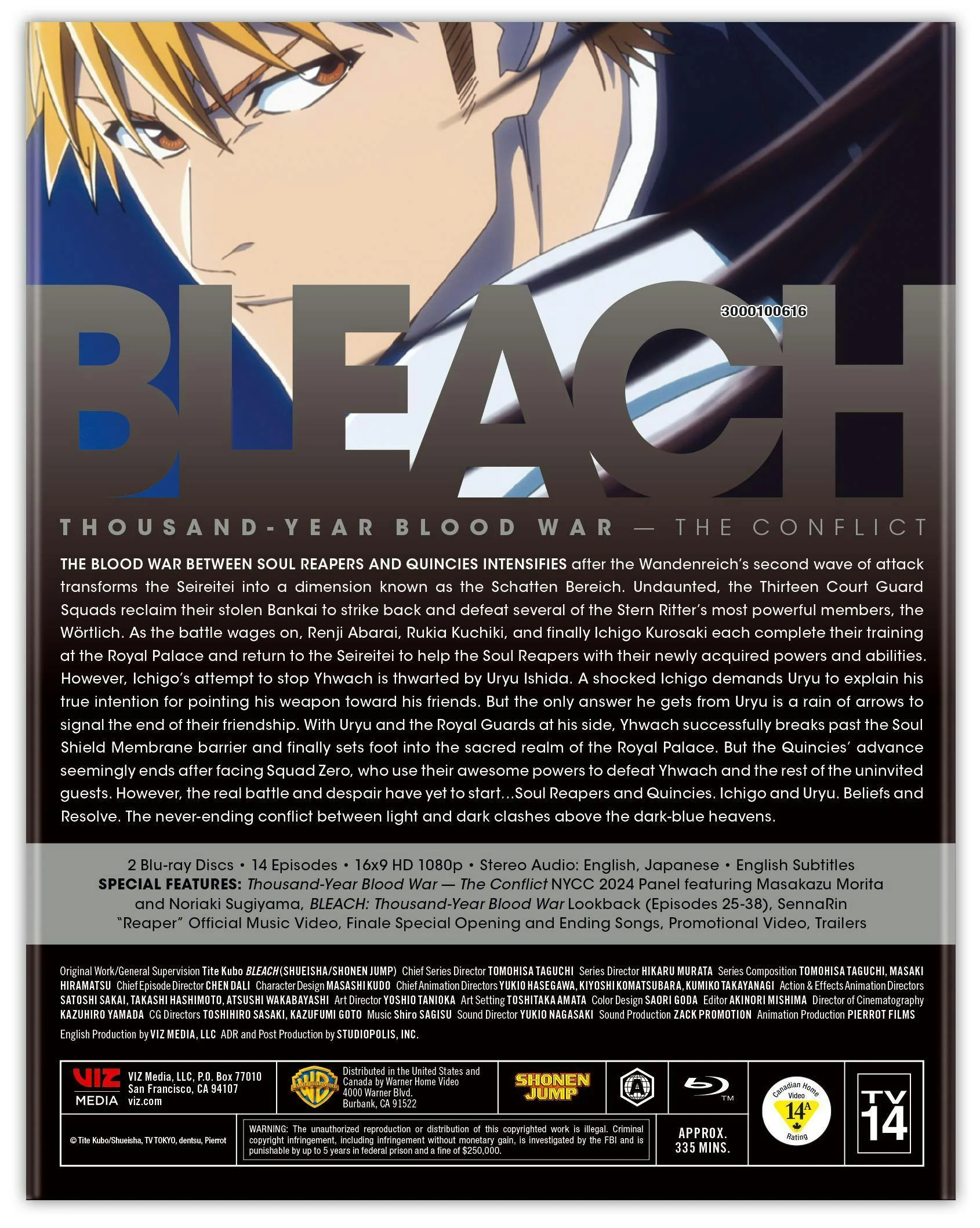 Bleach: Thousand Year Bloodwar Part 3 (Limited Edition with Book) [Blu-ray] - Image 2