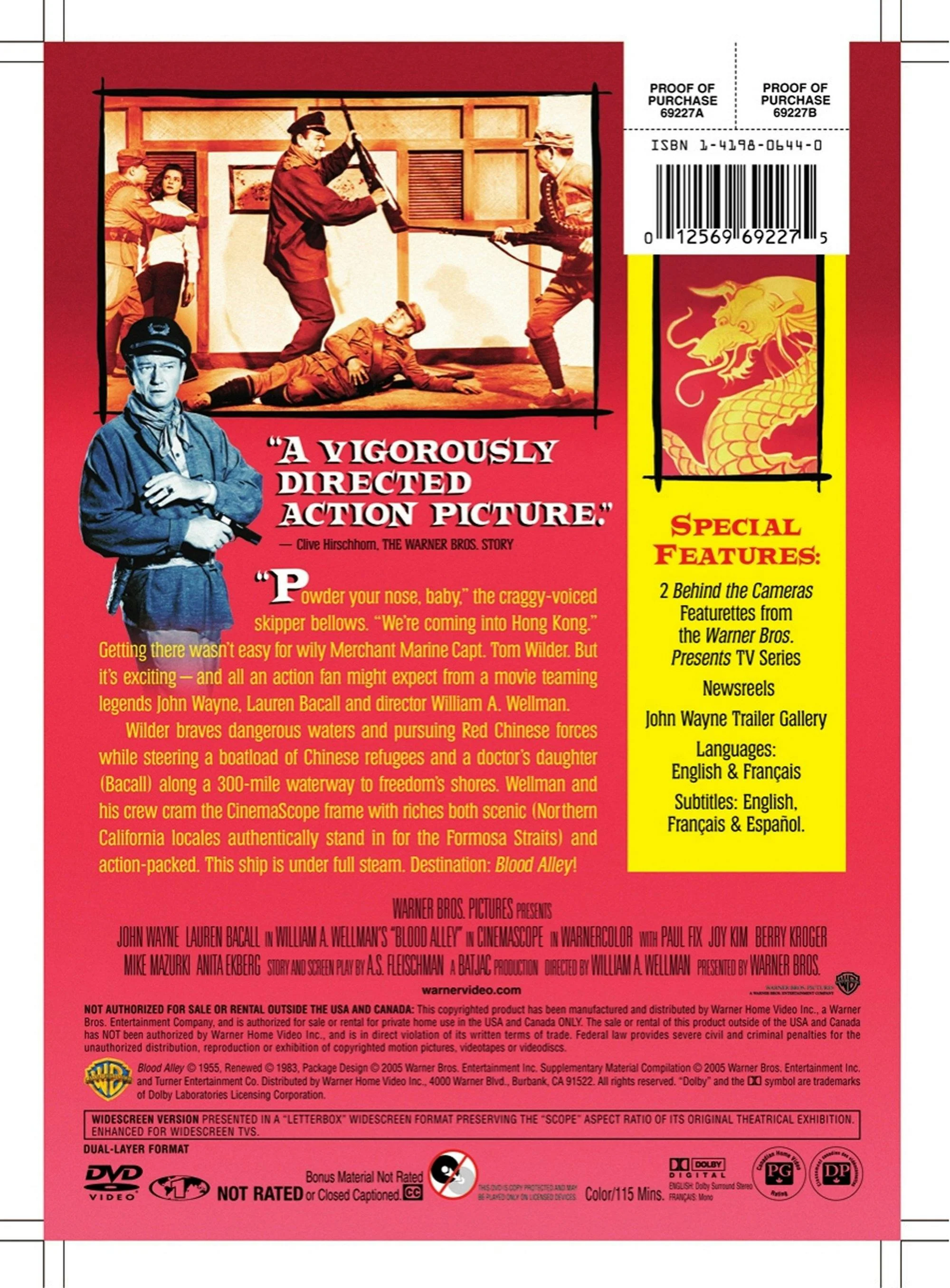 Blood Alley (DVD Widescreen) [DVD] - Image 2