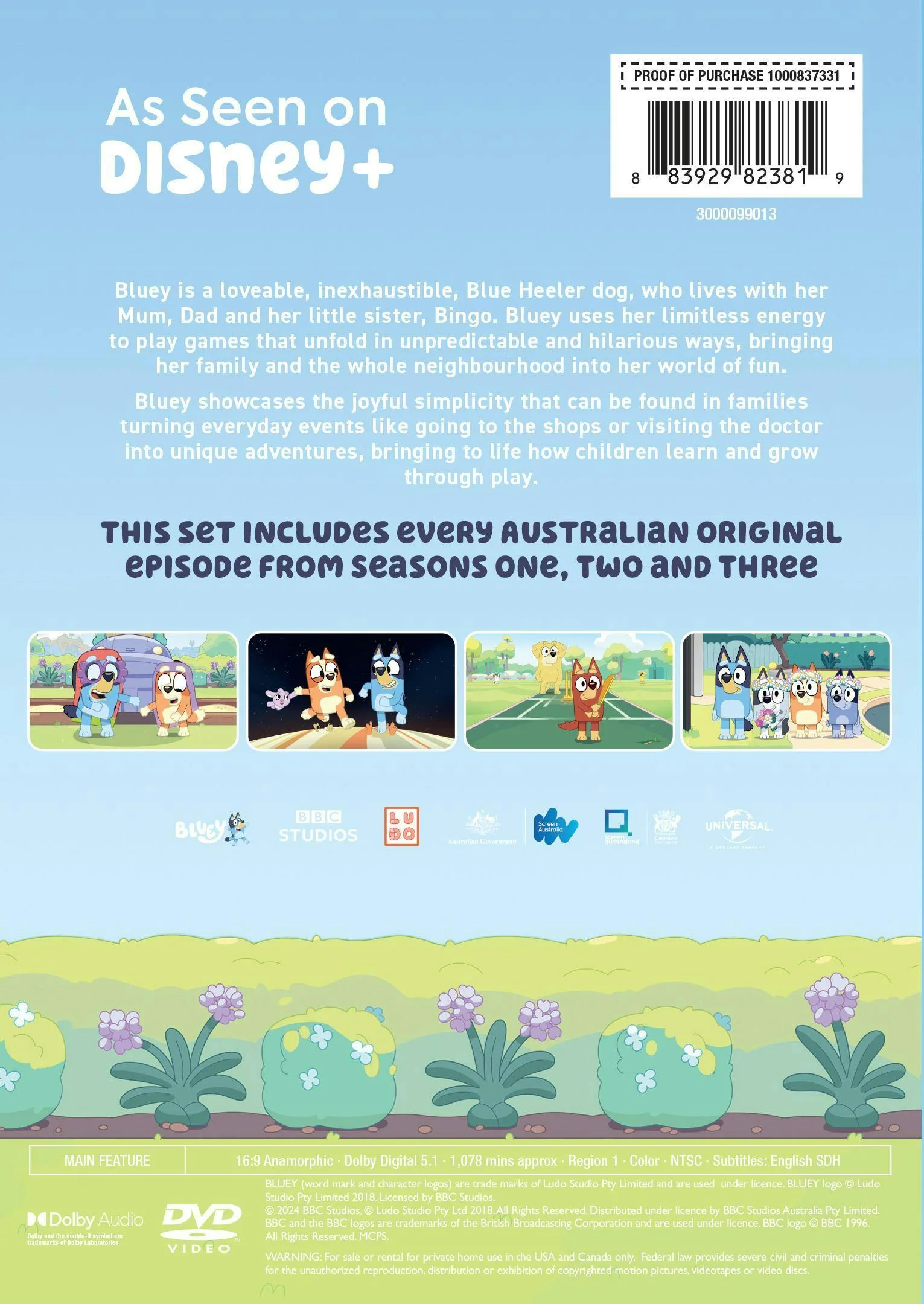 Bluey: Seasons 1-3 [DVD] - Image 3