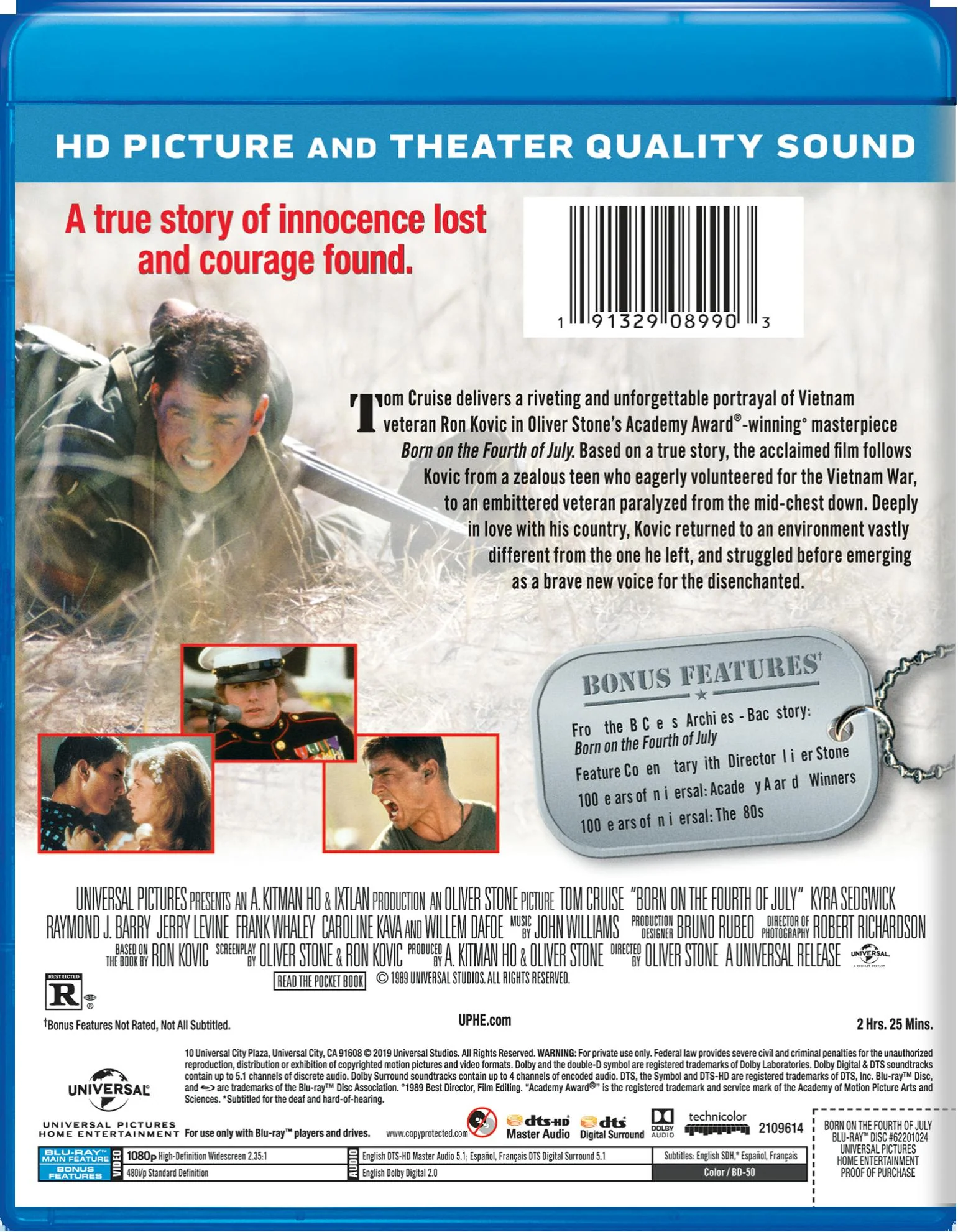 Born On the Fourth of July (Blu-ray New Box Art) [Blu-ray] - Image 2