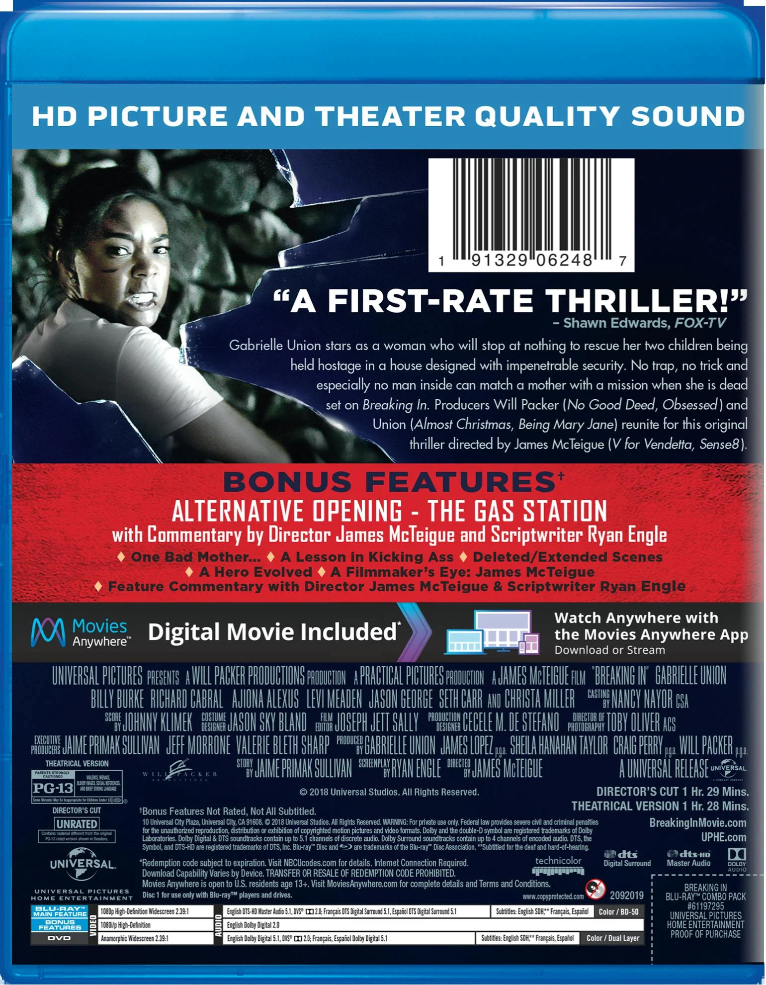 Breaking In (Unrated Director's Cut + DVD + Digital) [Blu-ray] - Image 2