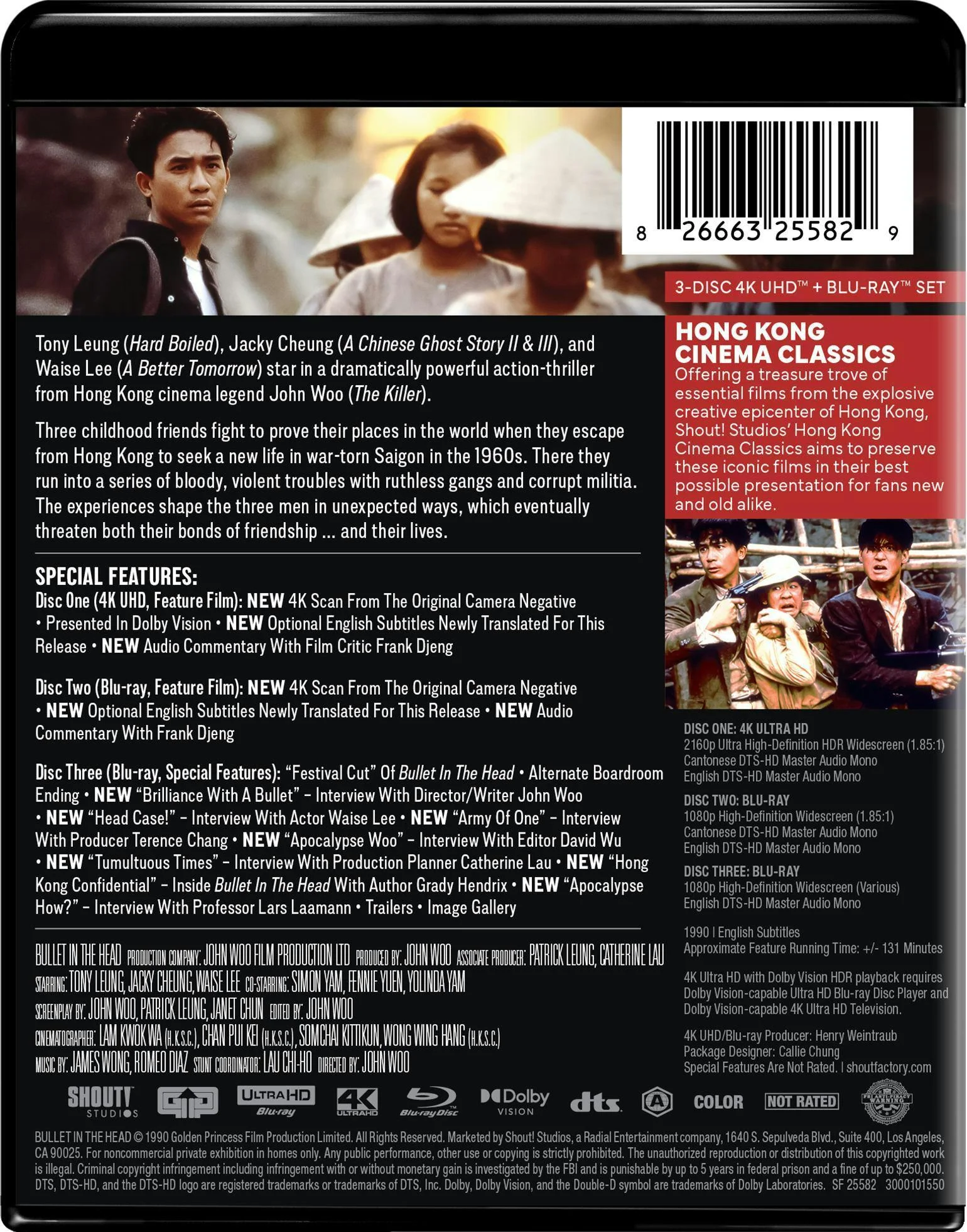 Bullet in the Head (4K Ultra HD + Blu-ray) [UHD] - Image 3