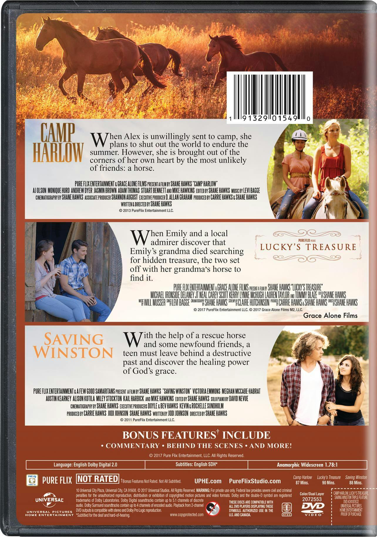Camp Harlow/Lucky's Treasure/Saving Winston (Box Set) [DVD] - Image 2