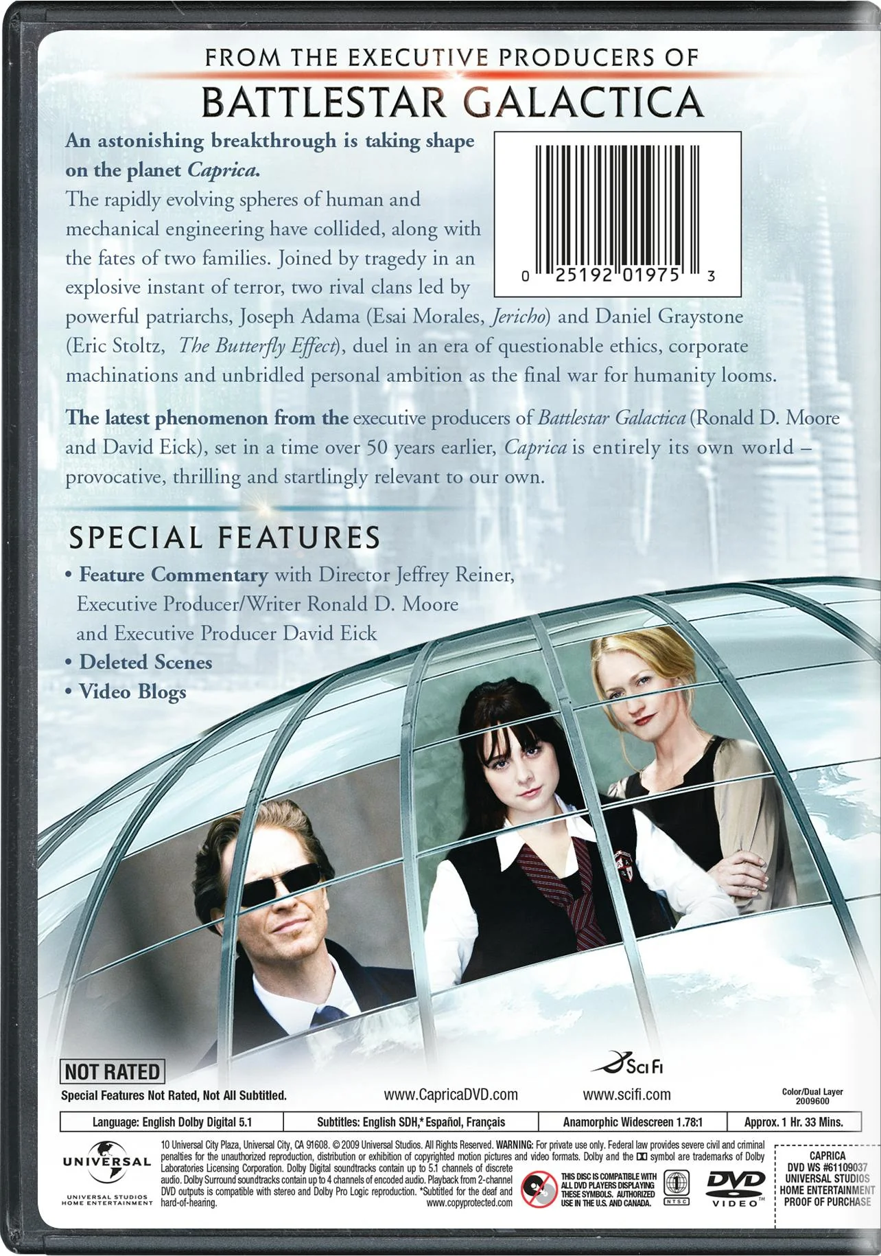 Caprica: The Pilot (DVD Widescreen) [DVD] - Image 3