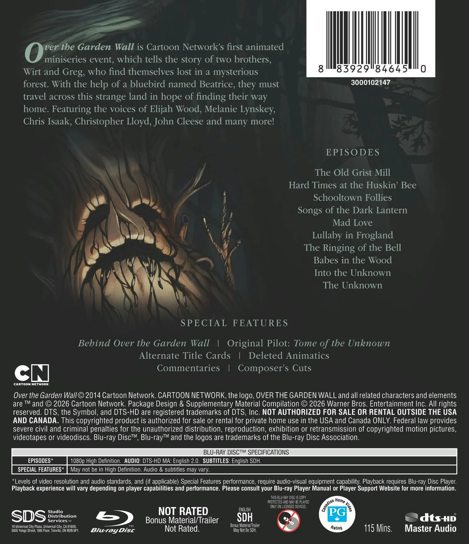 Cartoon Network: Over the Garden Wall S1 [Blu-ray] - Image 3