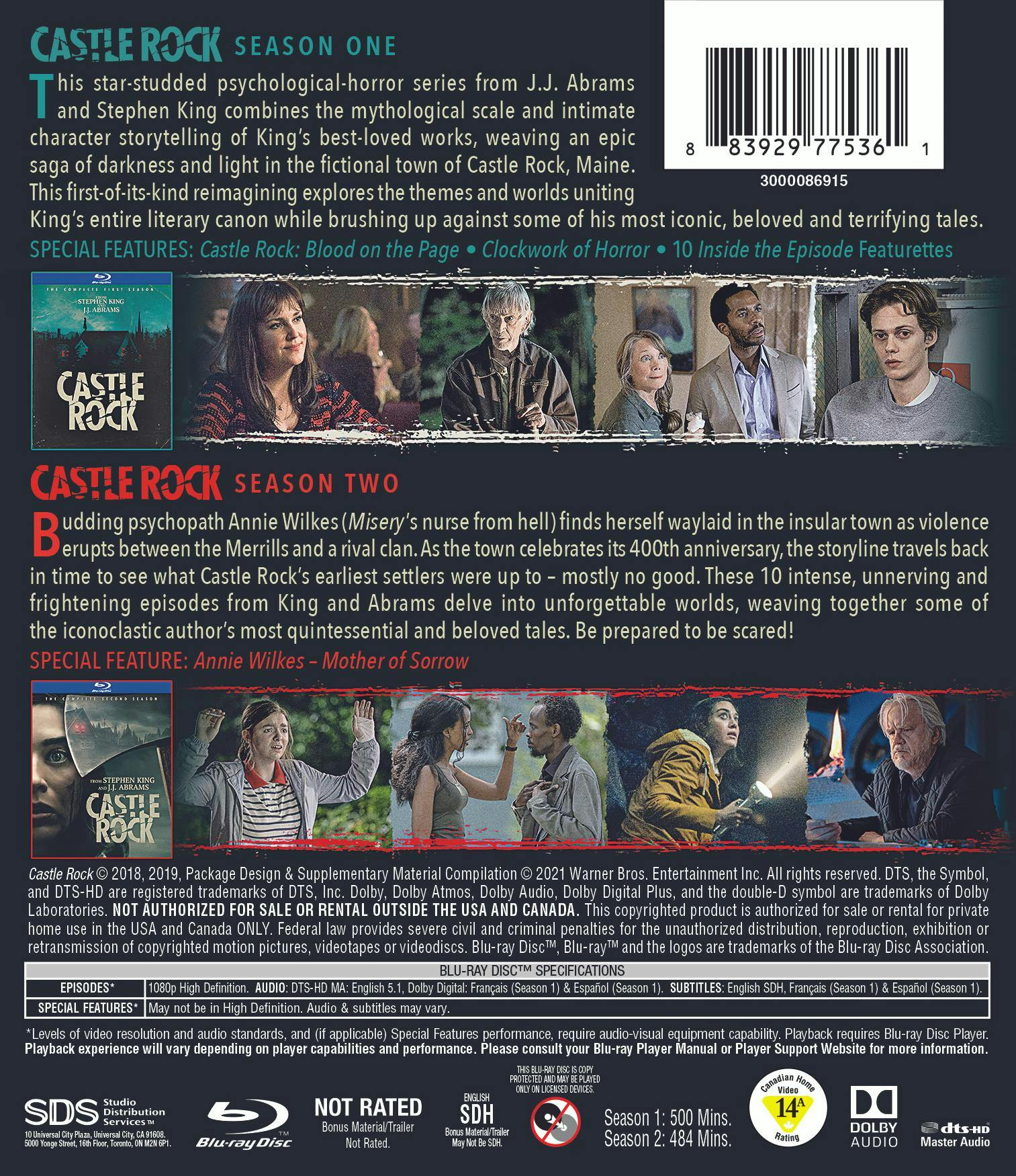 Castle Rock: The Complete Series (Box Set) [Blu-ray] - Image 2