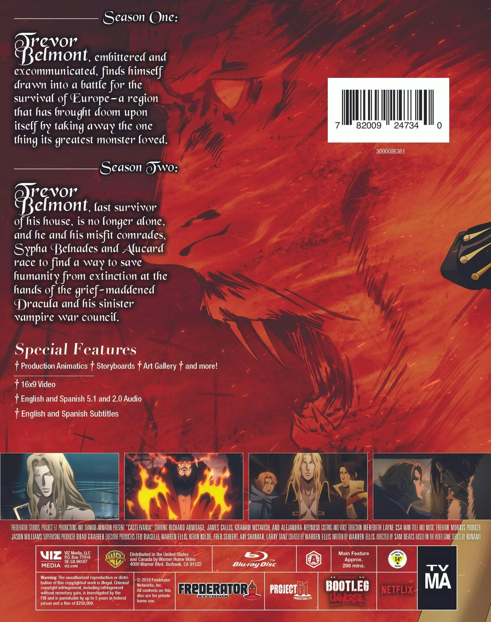 Castlevania: Seasons 1&2 [Blu-ray] - Image 2