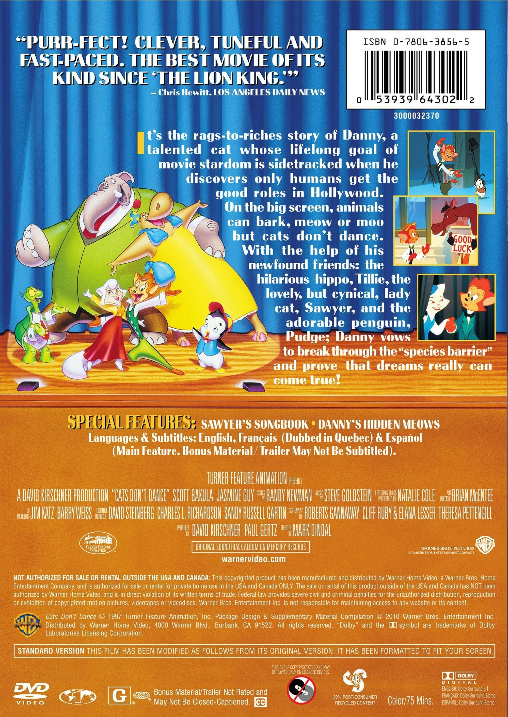 Cats Don't Dance [DVD] - Image 2