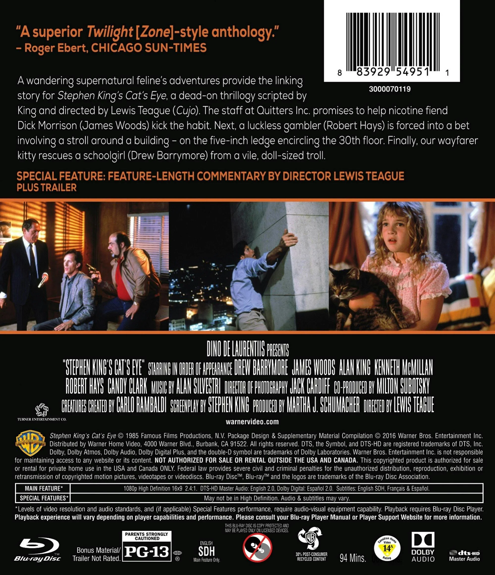 Cat's Eye [Blu-ray] - Image 2