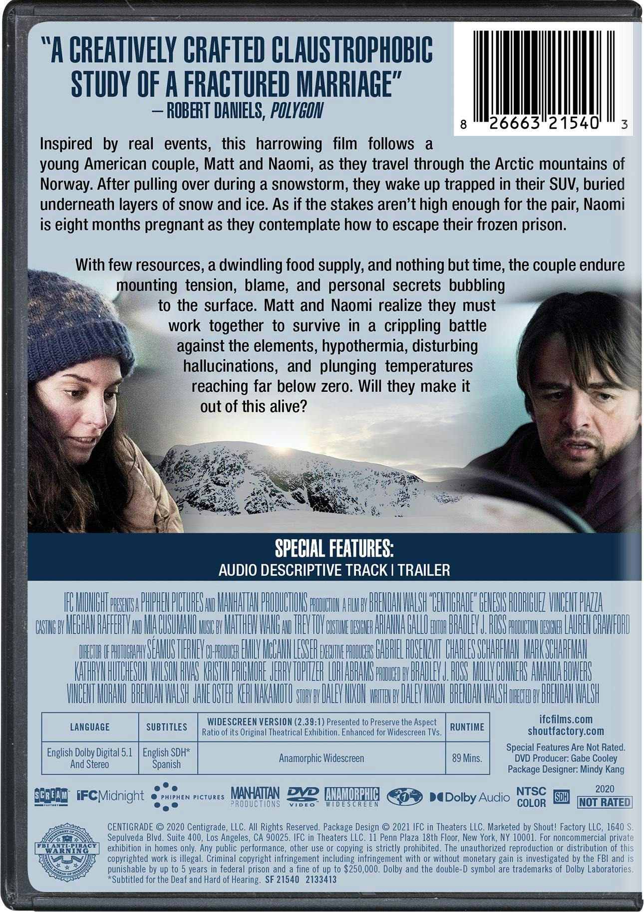 Centigrade [DVD] - Image 2