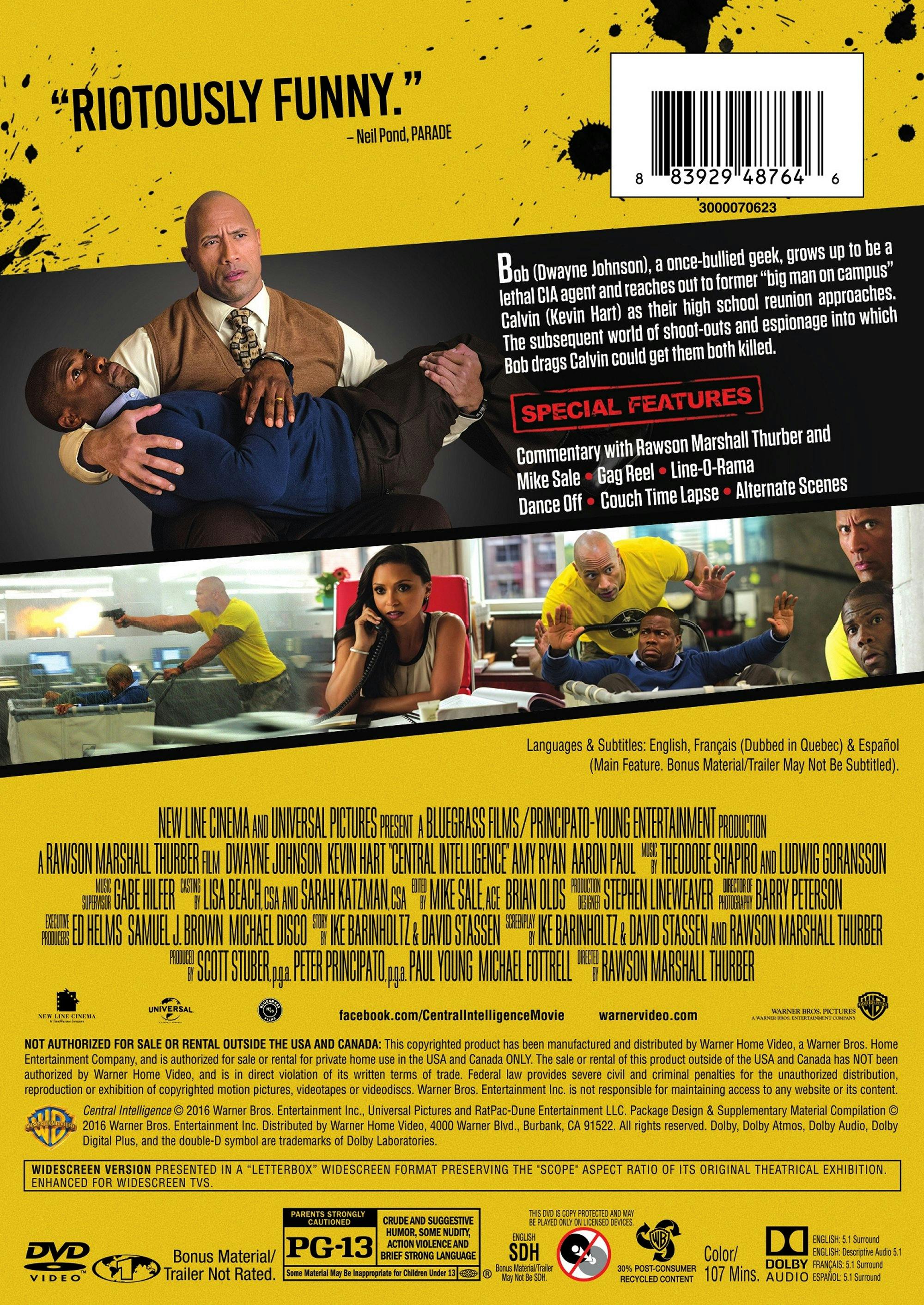 Central Intelligence (Special Edition) [DVD] - Image 2