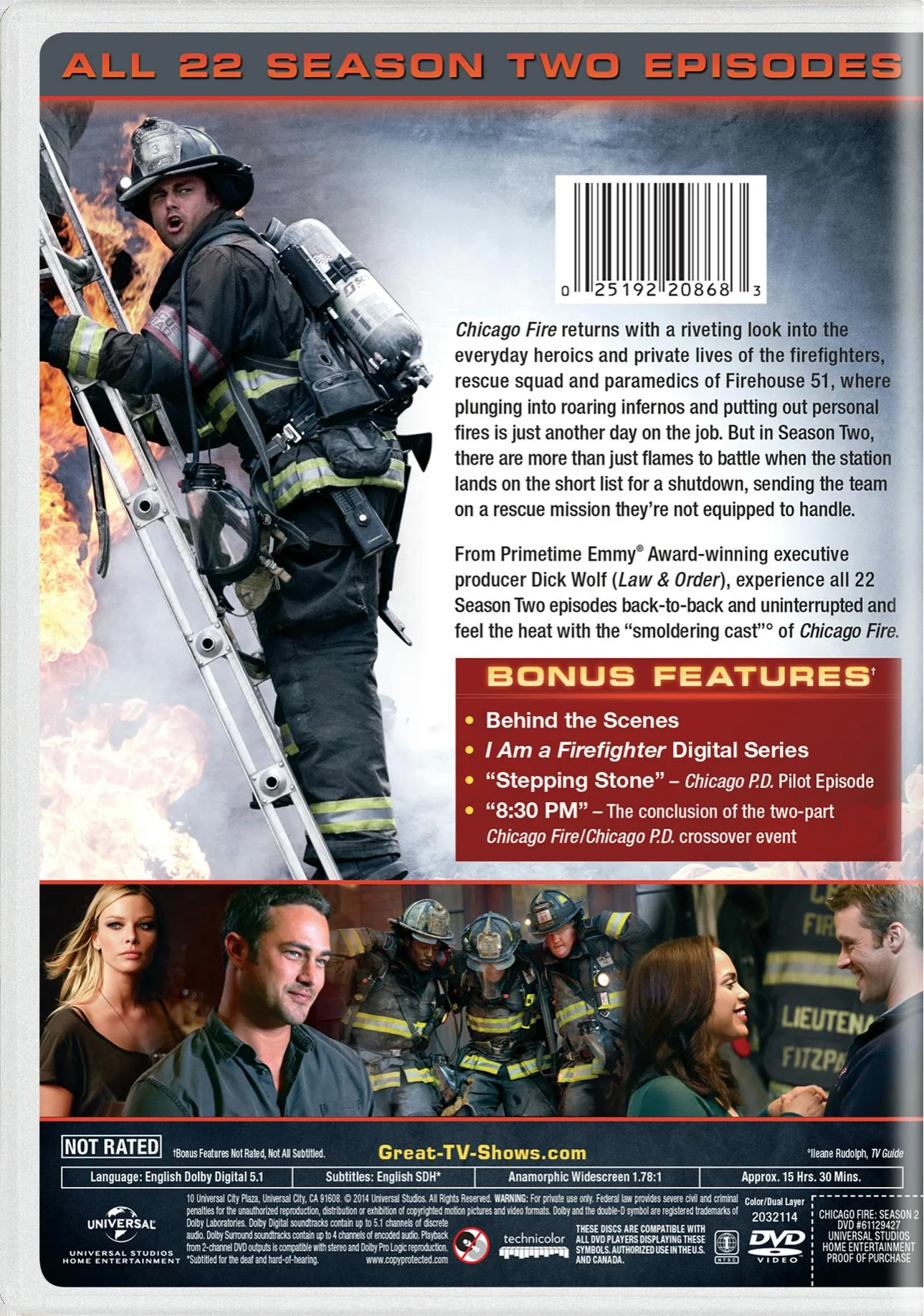 Chicago Fire: Season Two [DVD] - Image 2