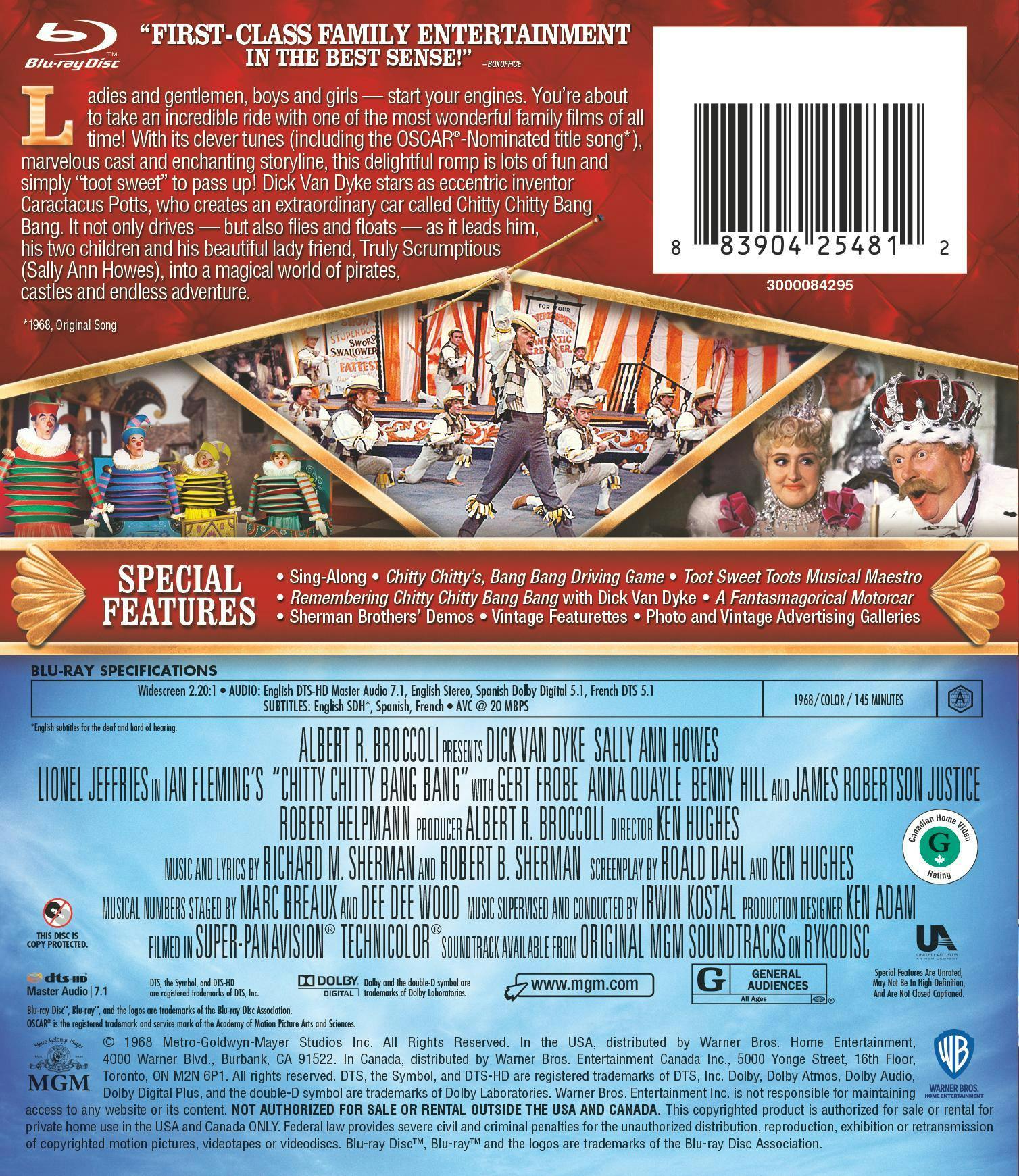 Chitty Chitty Bang Bang (Blu-ray New Box Art) [Blu-ray] - Image 3